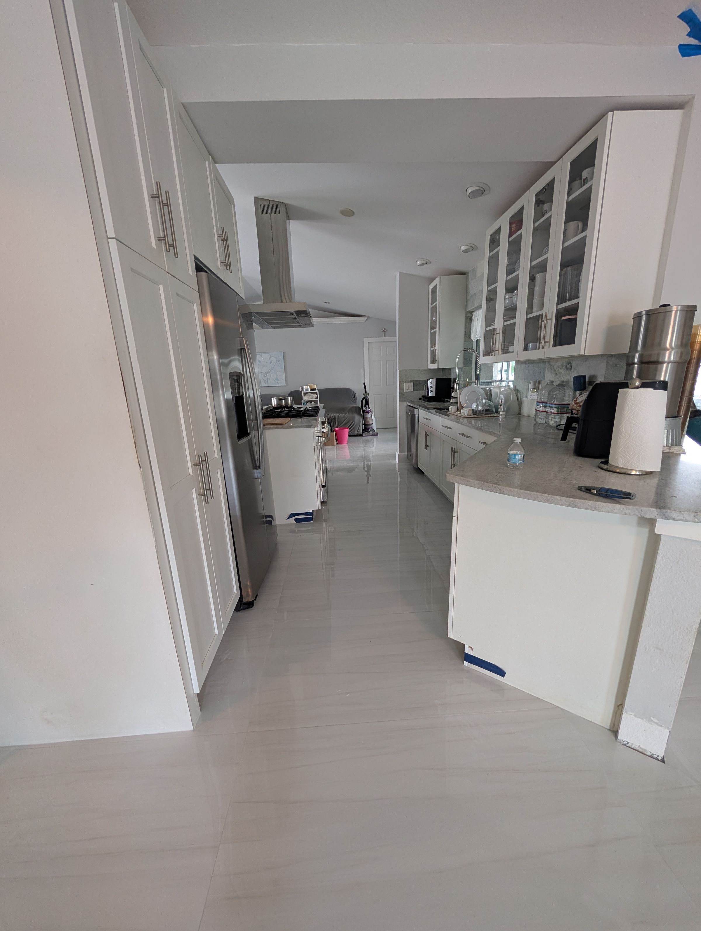 New tile  demolish and instal 
