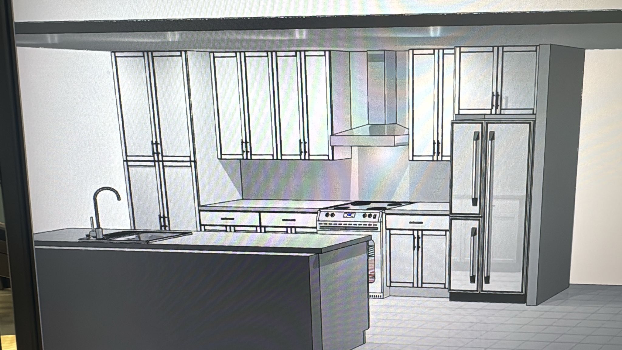 Custom cabinets and kitchen 