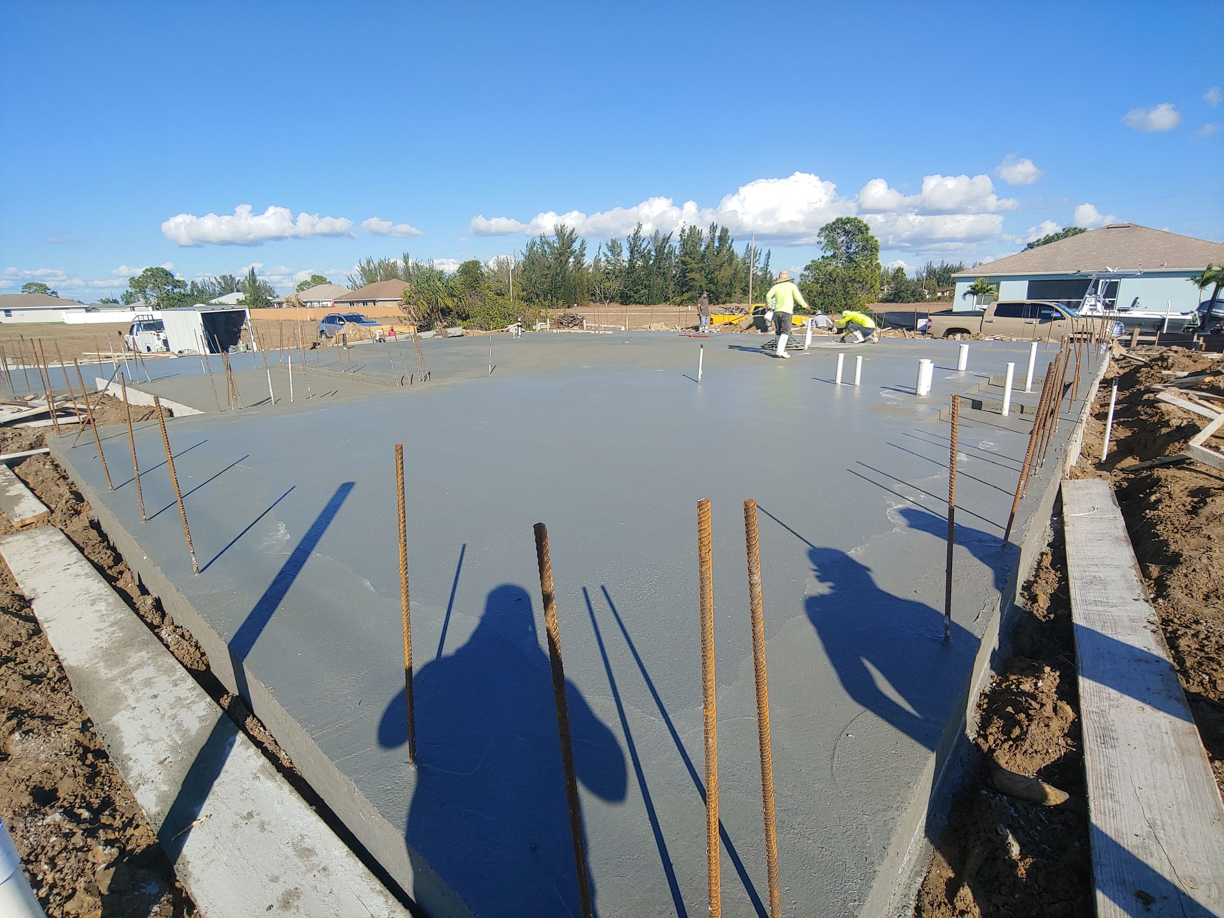 New construction mono slab 