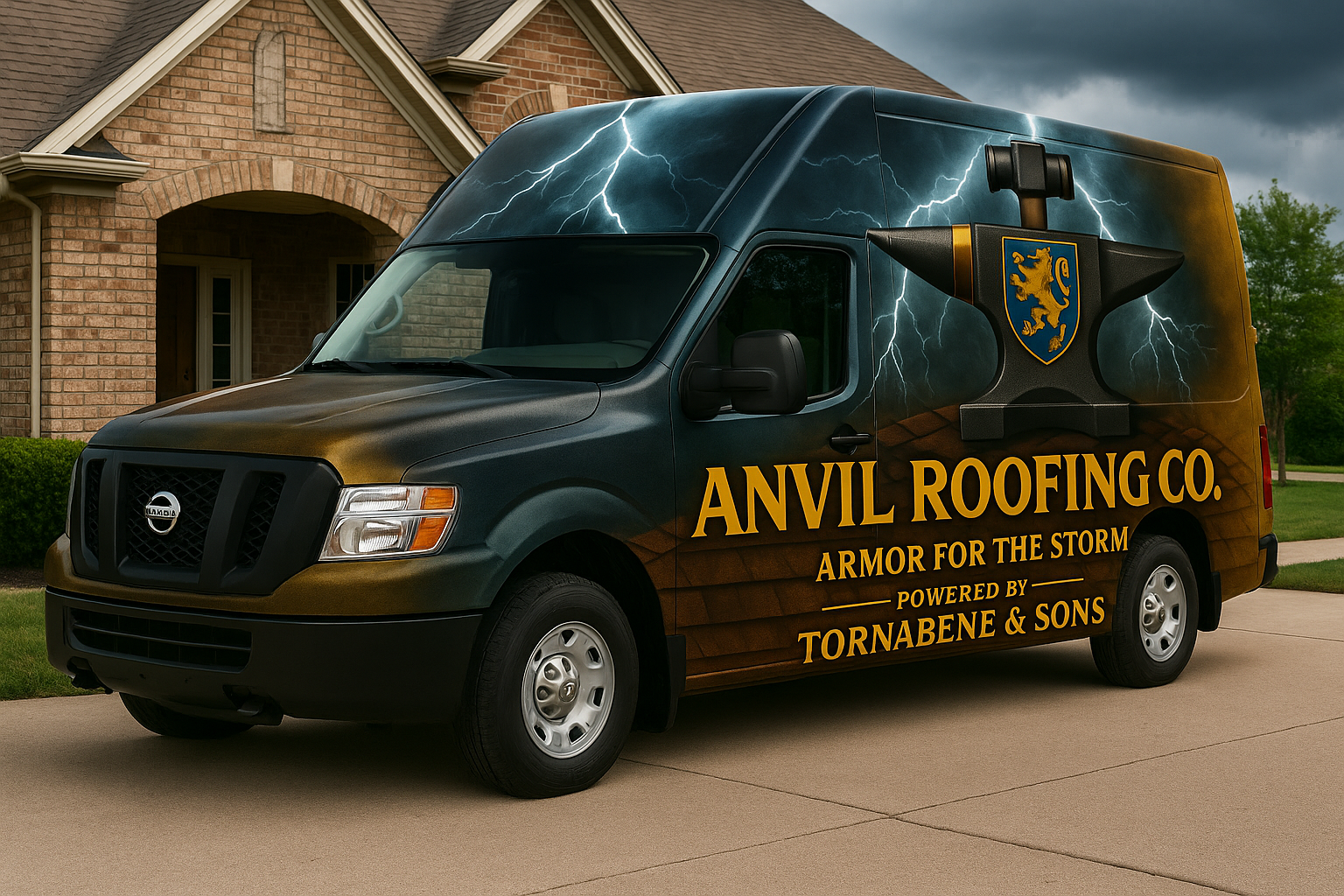 Anvil Roofing Van