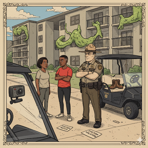 A night of injustice you dont belong here 's image