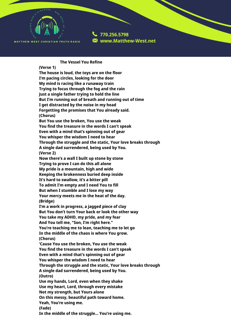The Vessel You Refine