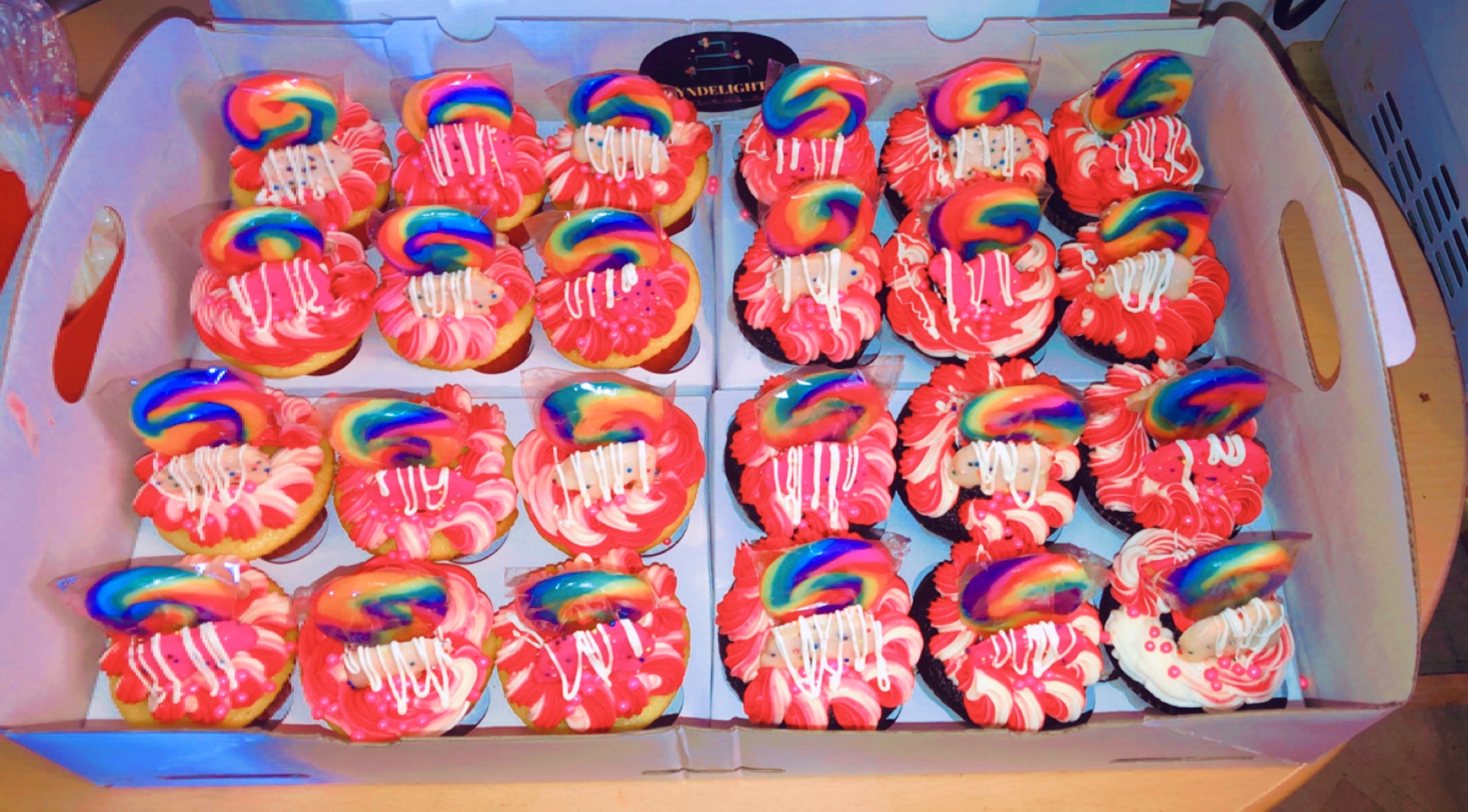 Custom Circus Animal Cookie  Cupcakes