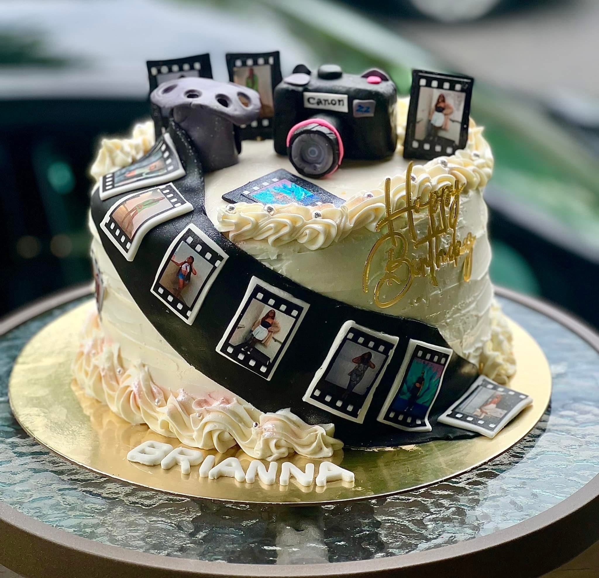 Photography cake