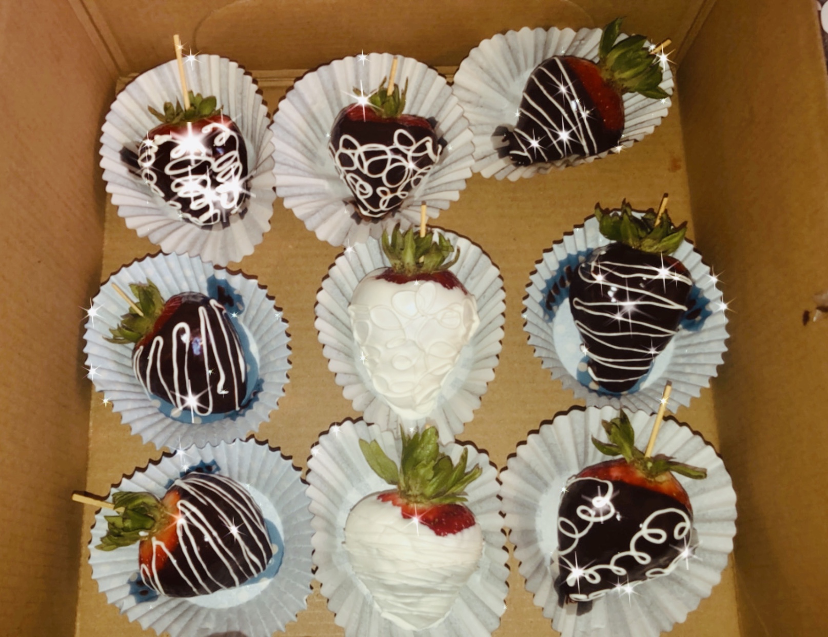 Custom Ganache Dipped Strawberries
