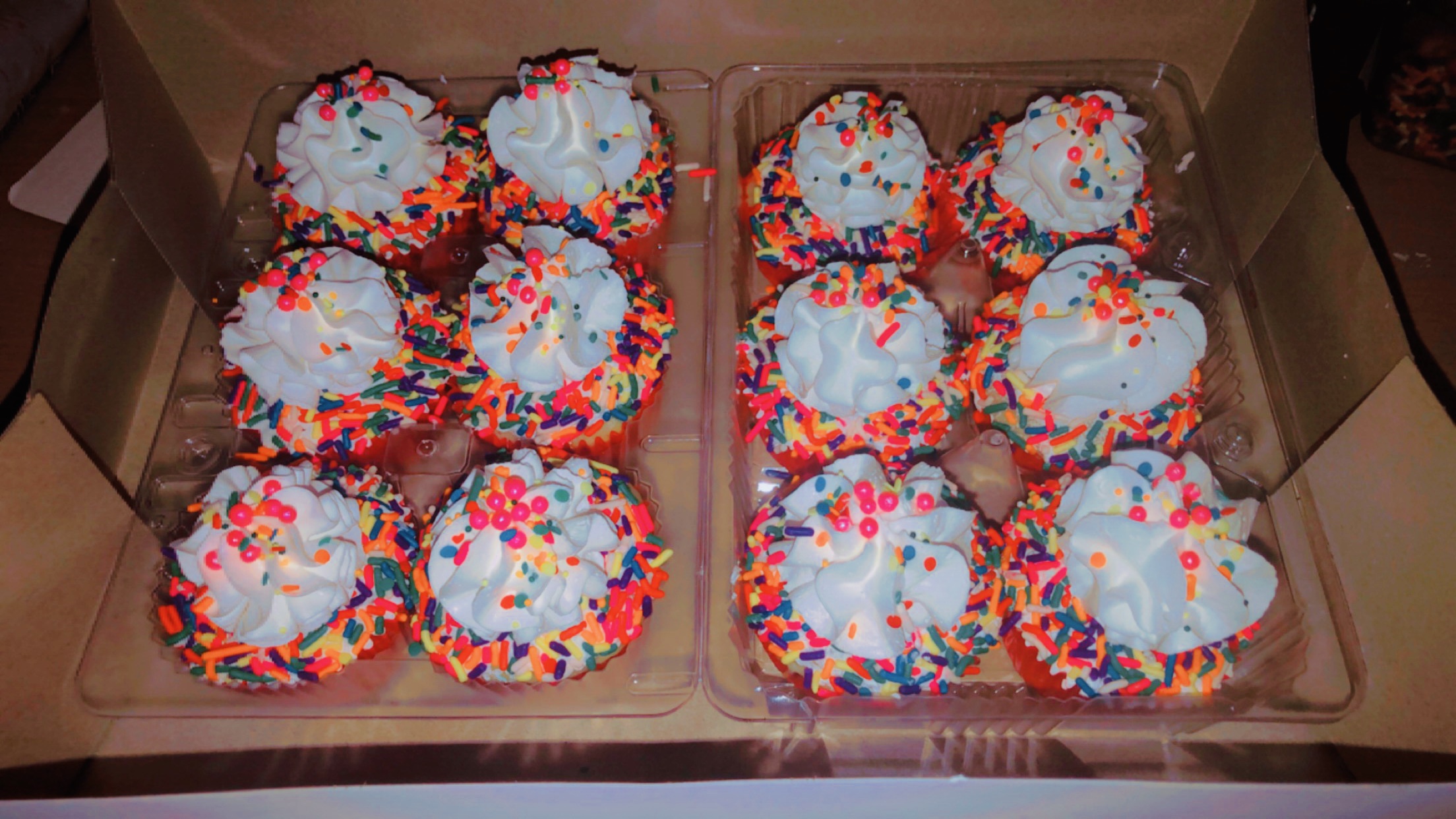 Lynda's Confetti Party Cupcakes