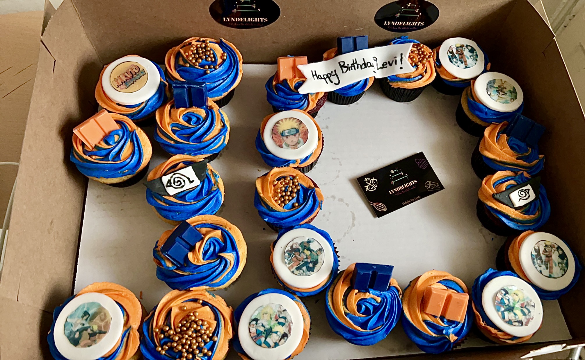 Naruto Themed Cupcakes 