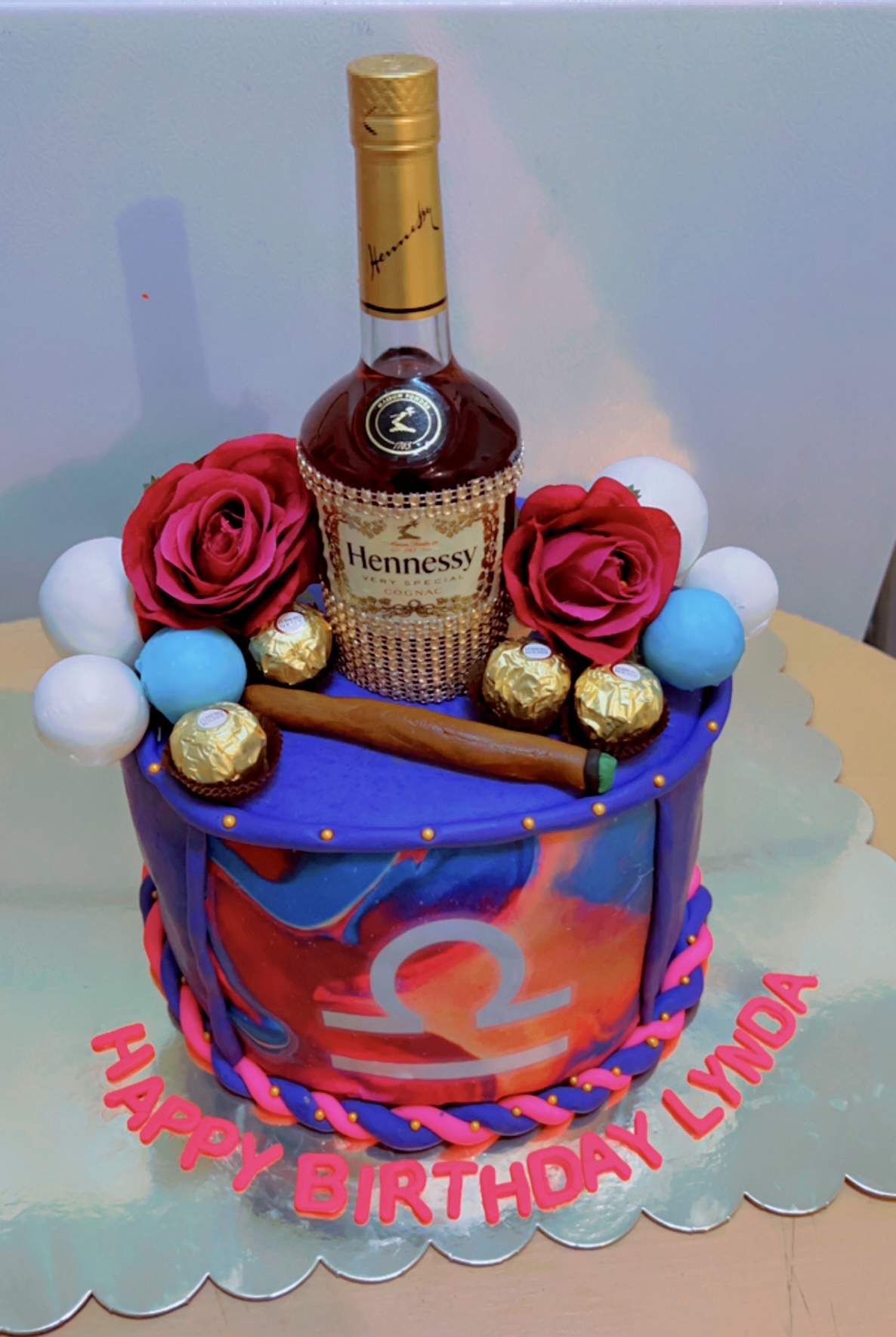 Owner of Lyndelights, Lynda Birthday Cake