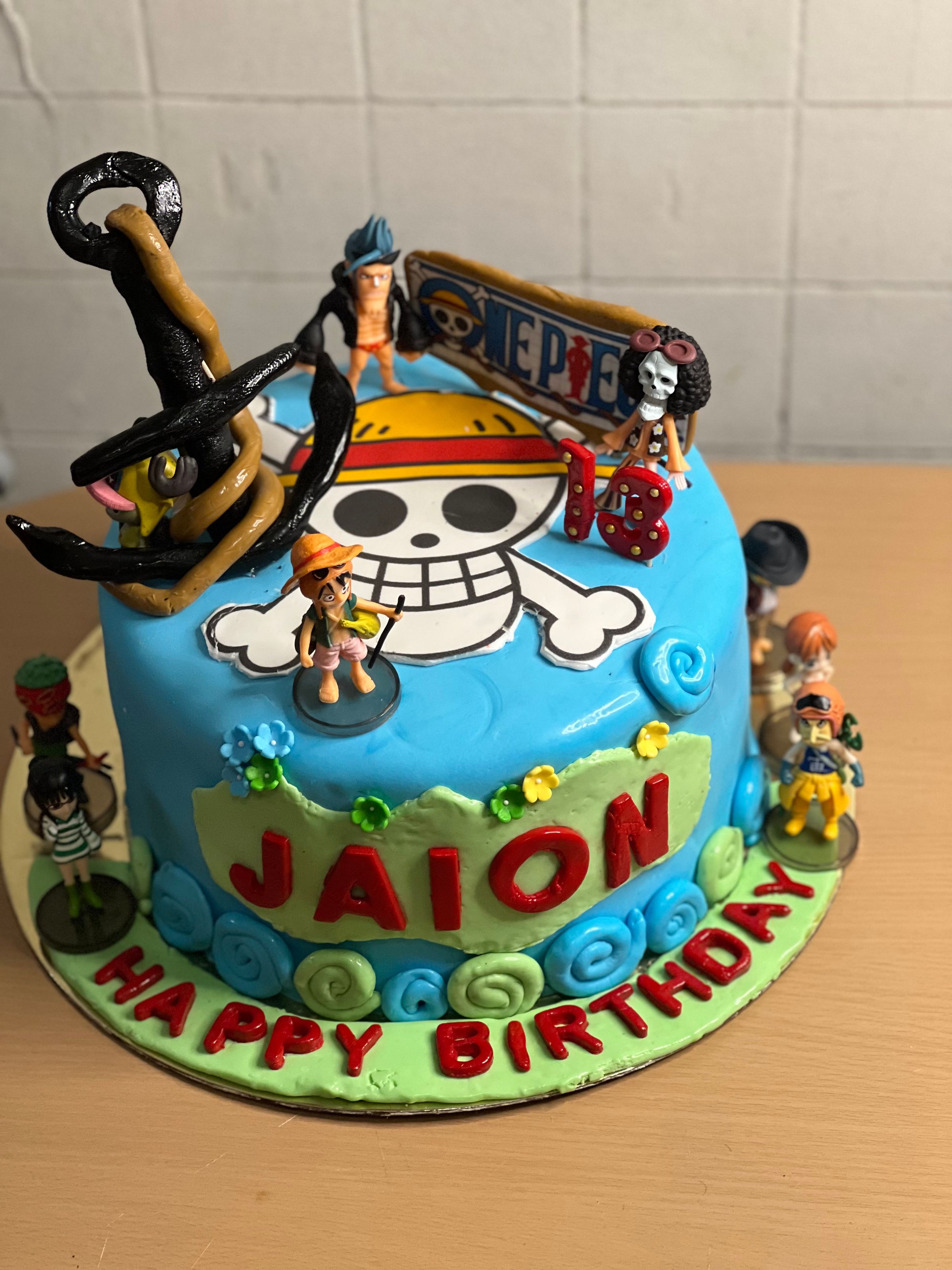 One Piece Themed Cake