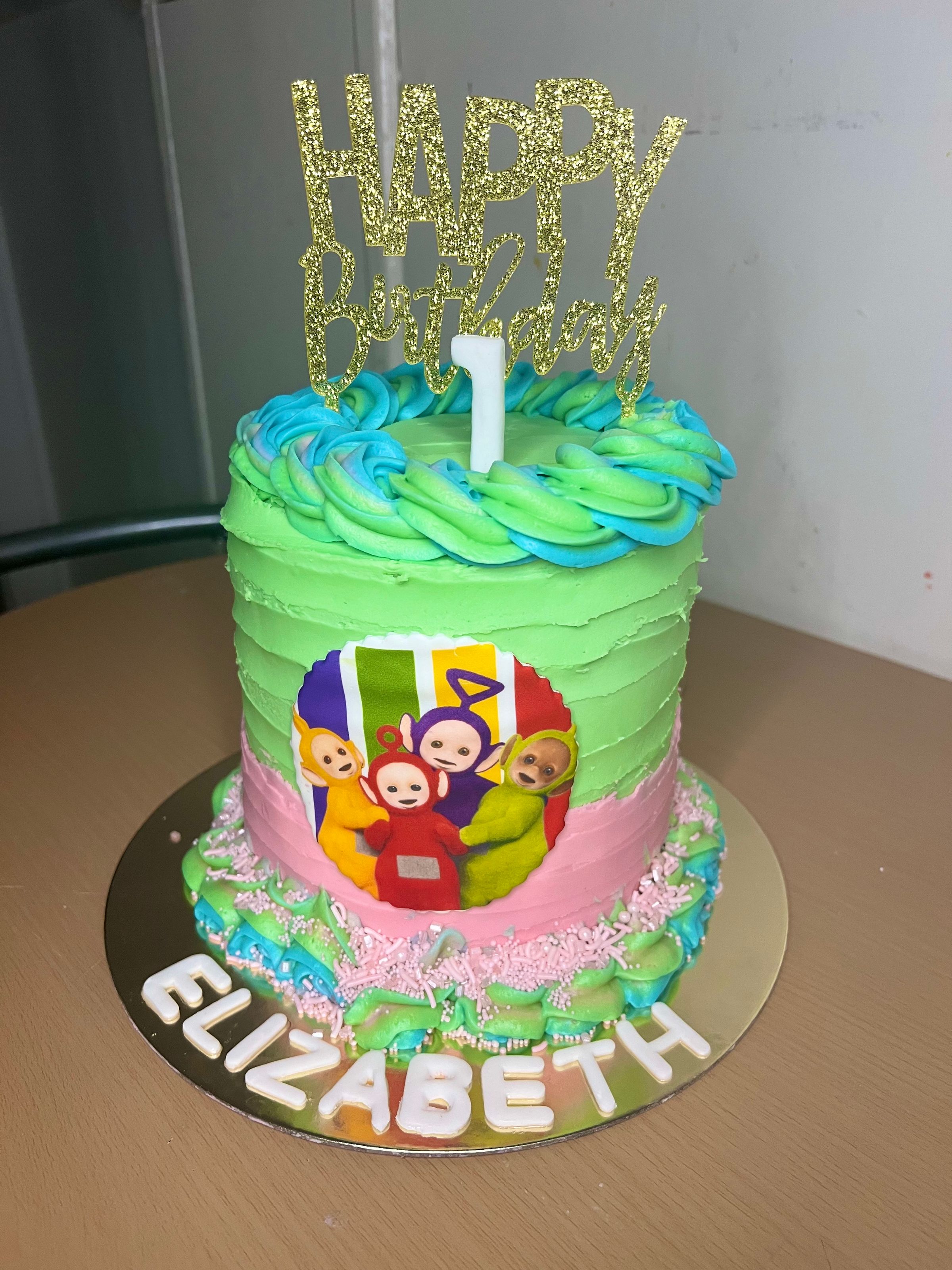 Teletubbies smash cake