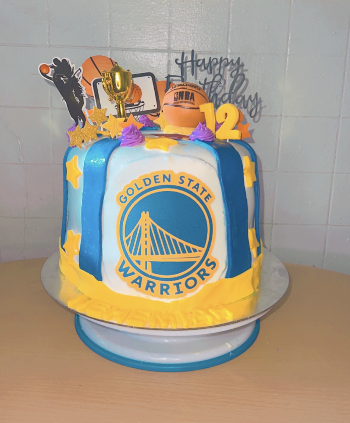 Golden State Warriors Cake 
