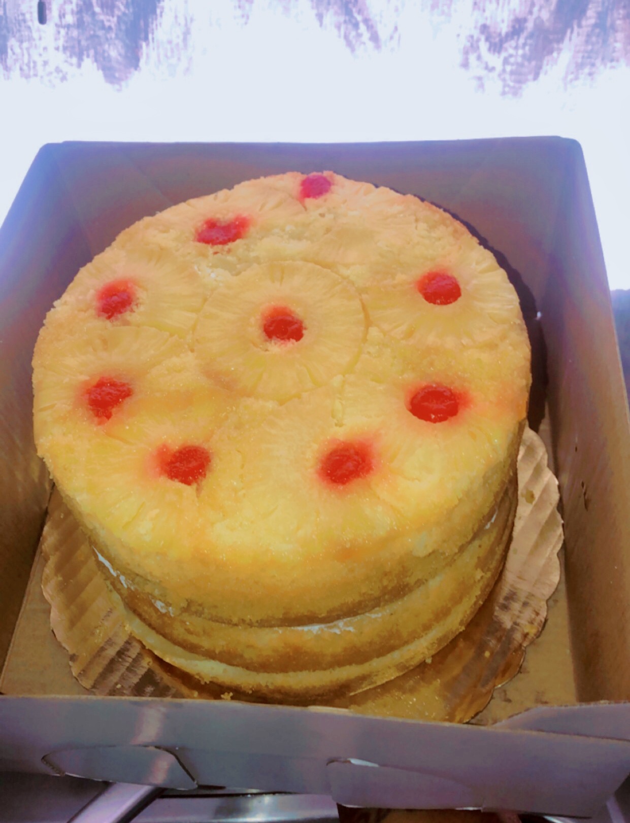 Lynda's Pineapple upside down cake