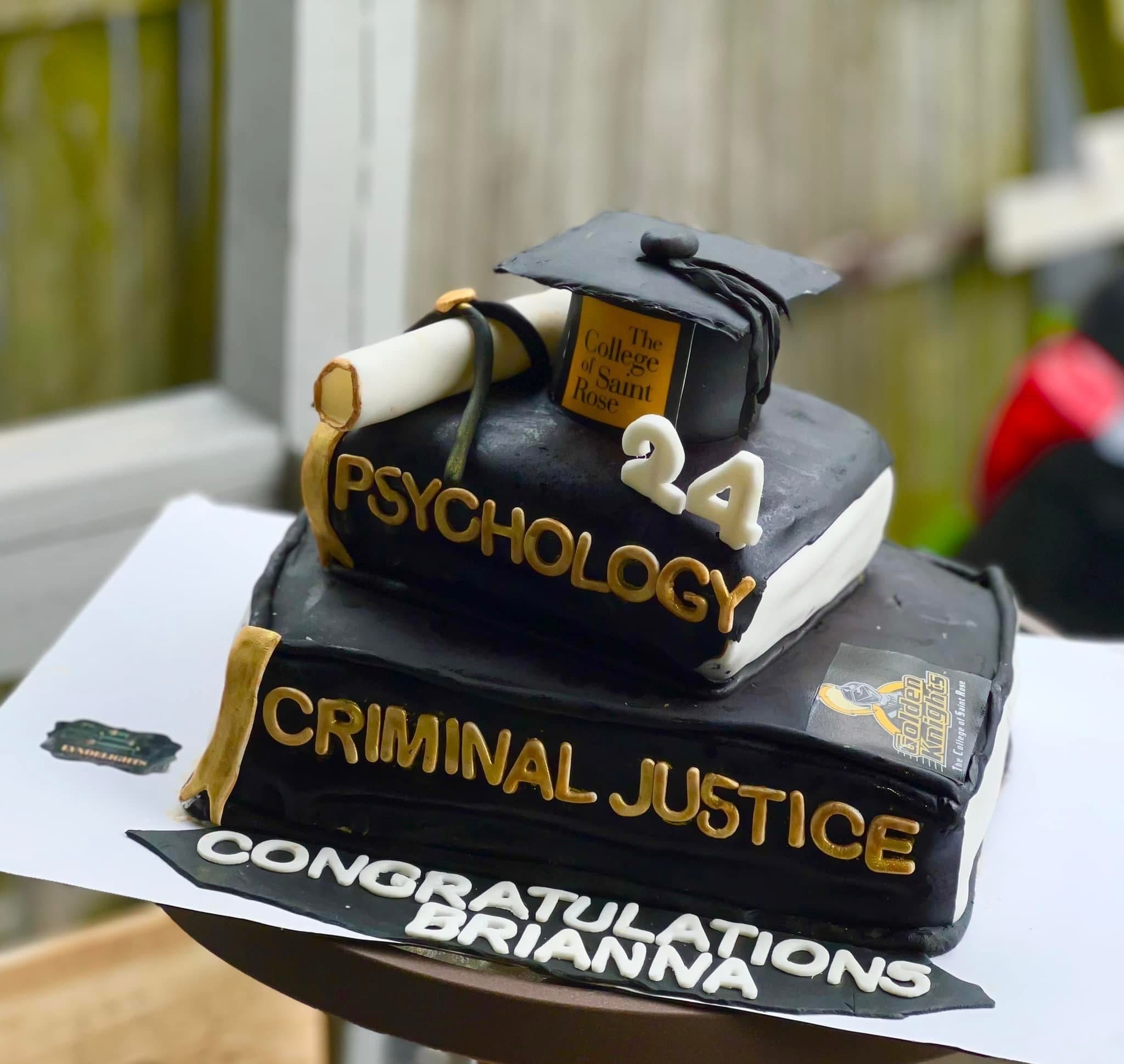 Graduation Book Cake