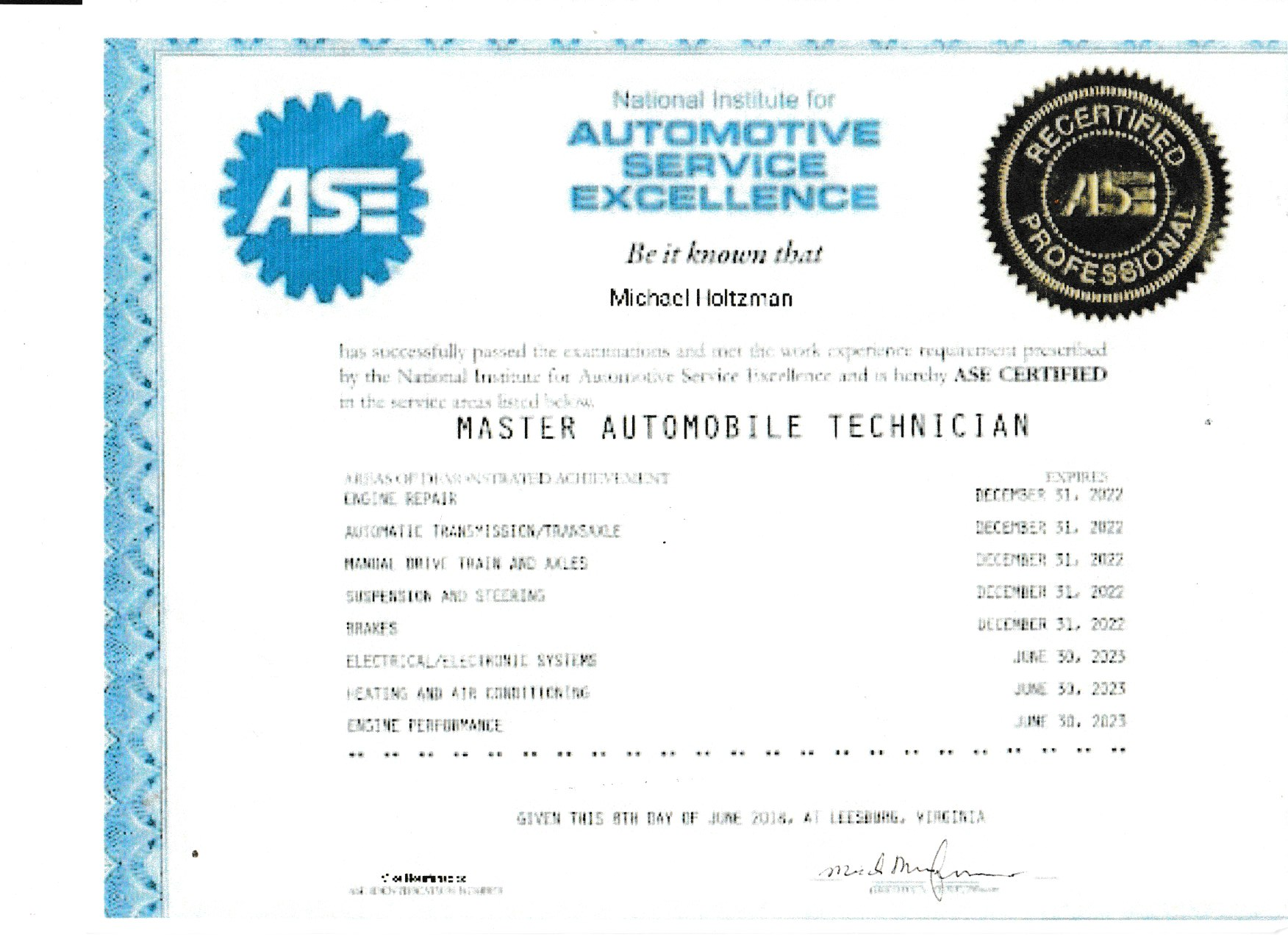 Automotive repair mobile mechanic's image