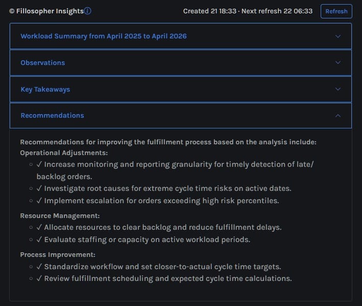 Fillosopher AI  recommendations for improvement