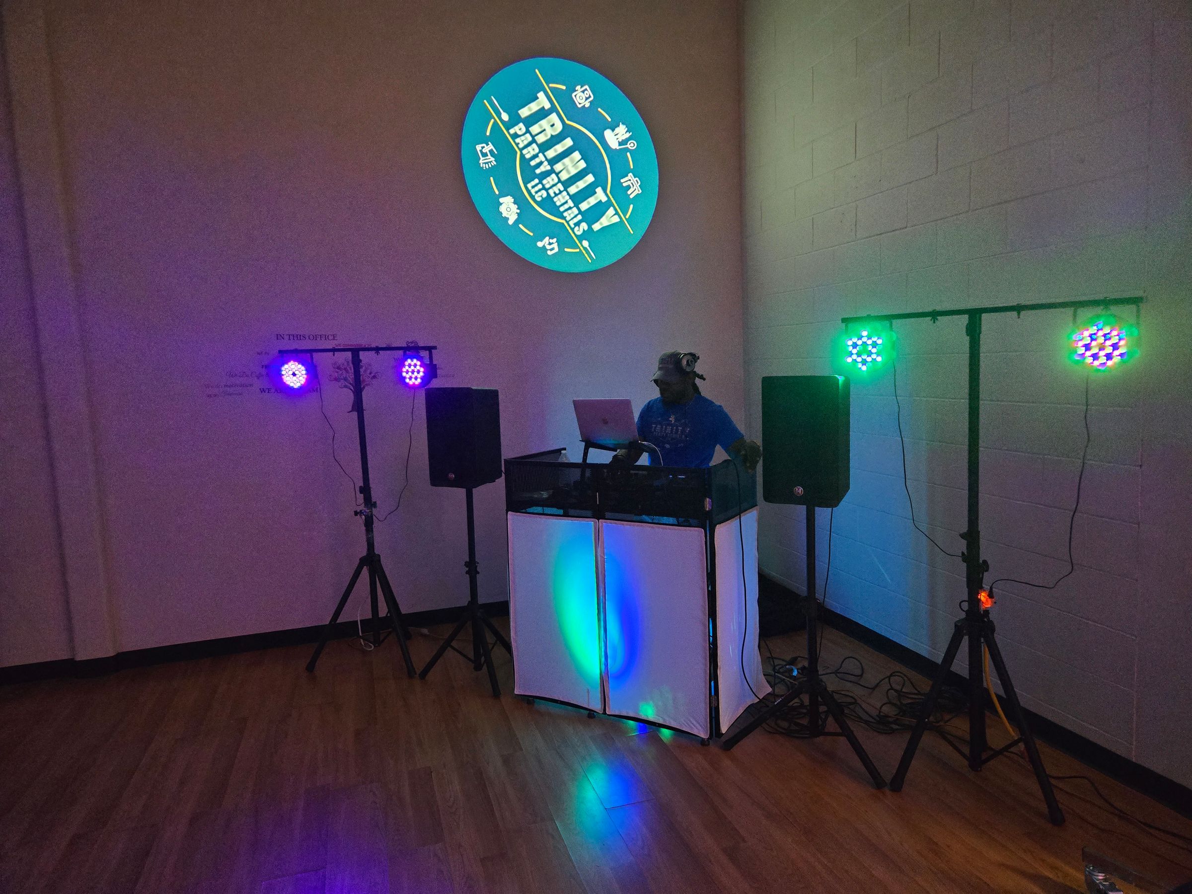 DJ with Monogram