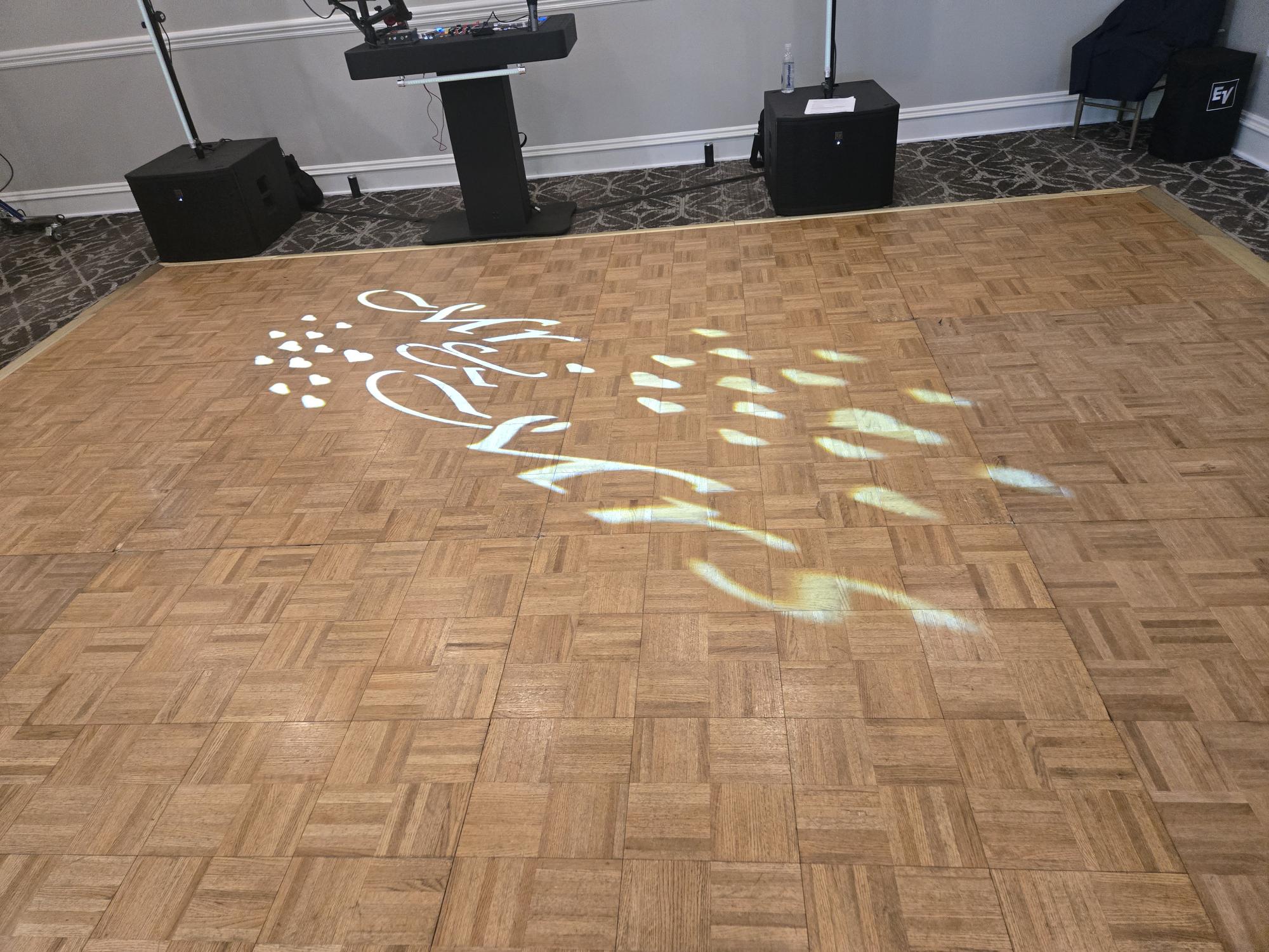 Monogram  dance floor