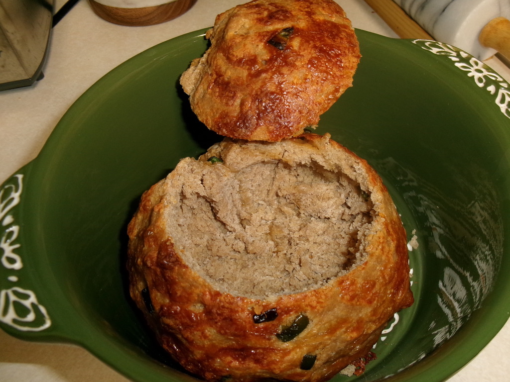 Whole Grain Jalapeno and Cheddar Artisan Bread 1/2 loaf (bowl)