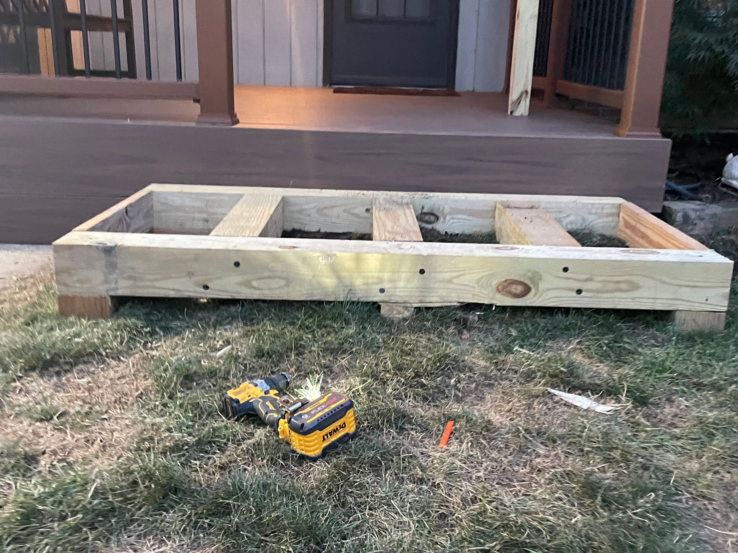 New Trex Decking and One Step Landing