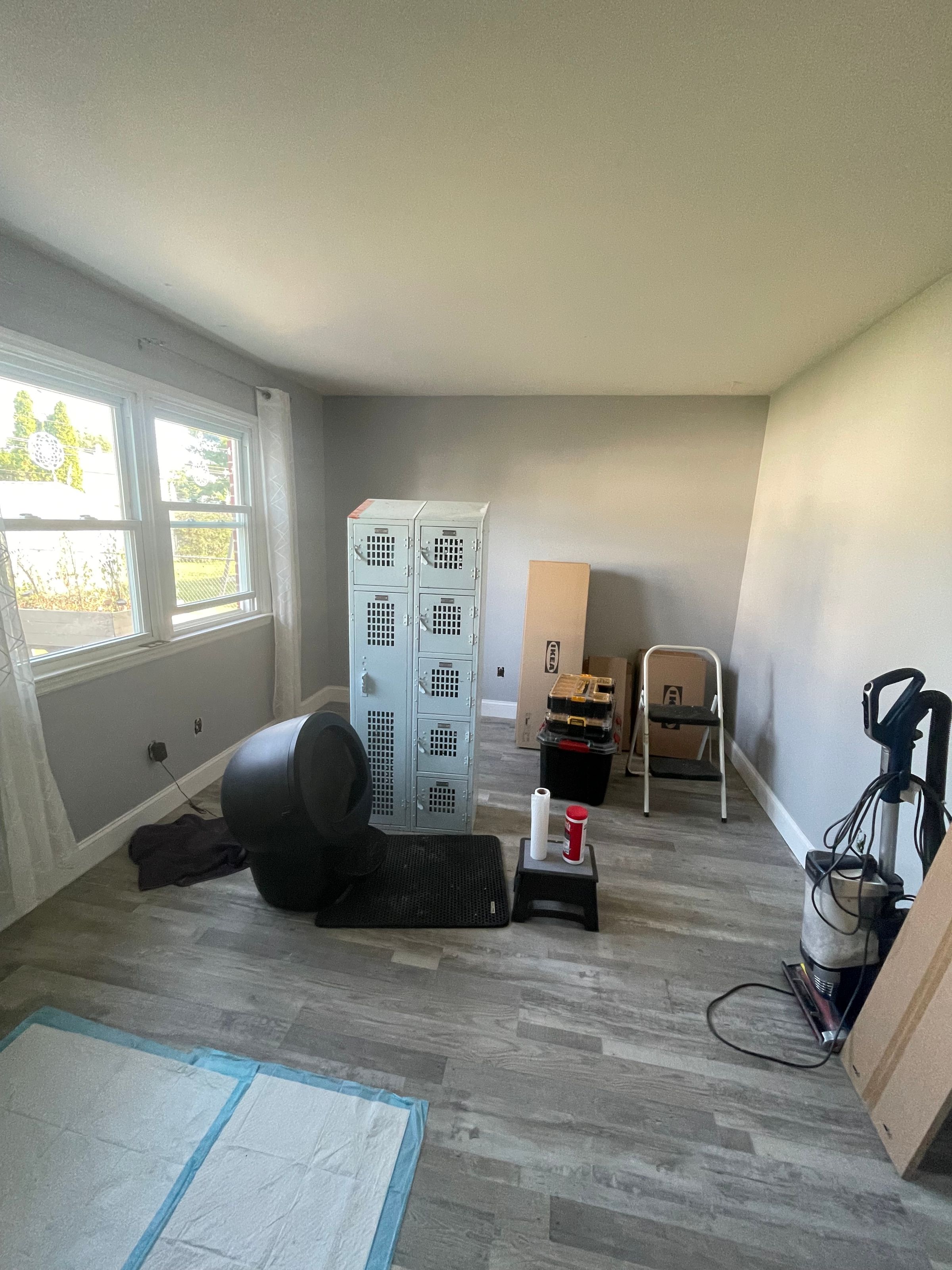New Floors and Base Moulding 