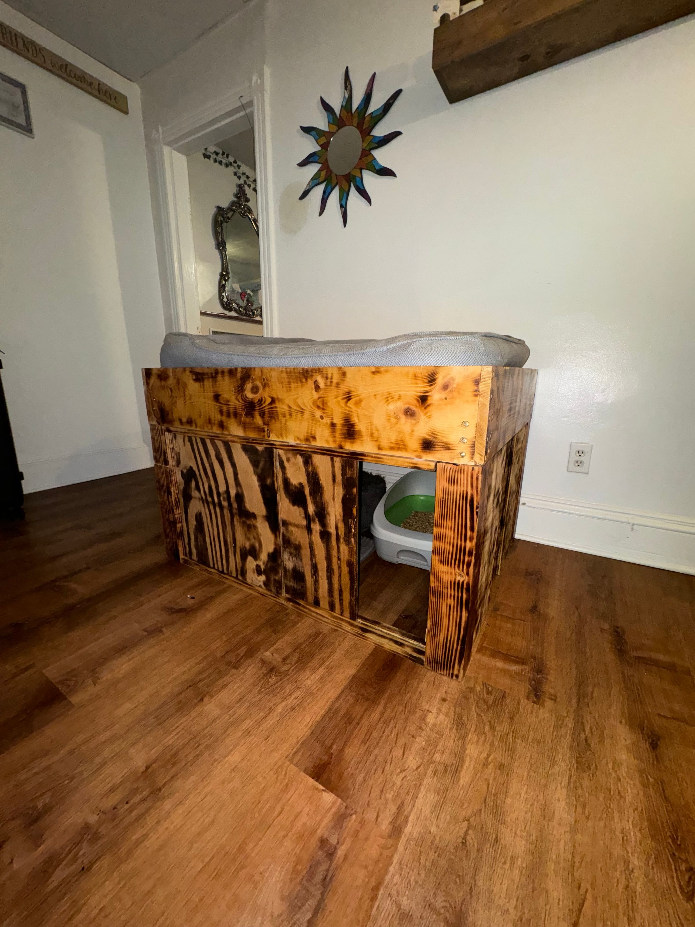 Dog bed and Cat litter Storage