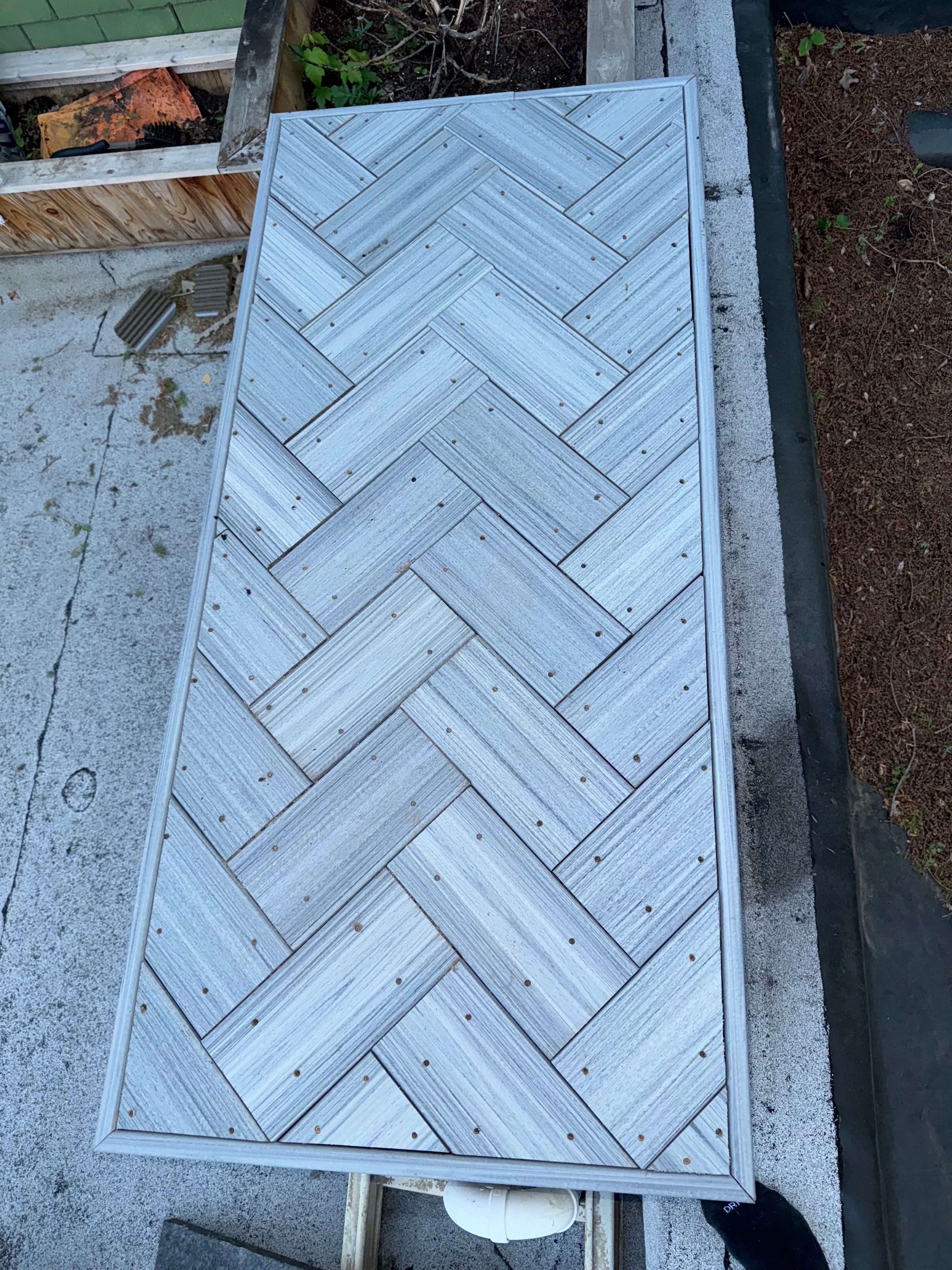 Herringbone Grill table for Blackstone 