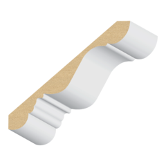 410MUL-6	11/16 x 6 UL MDF	Charleston Crown Molding