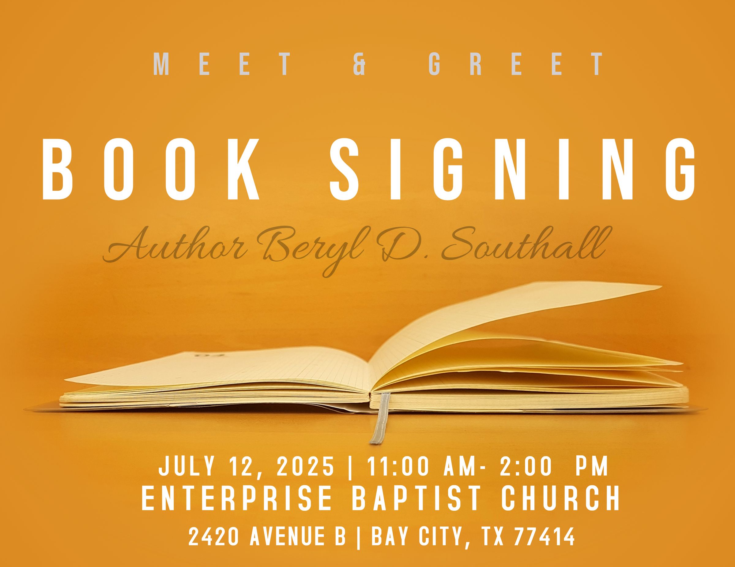 Book Signing- Bay City