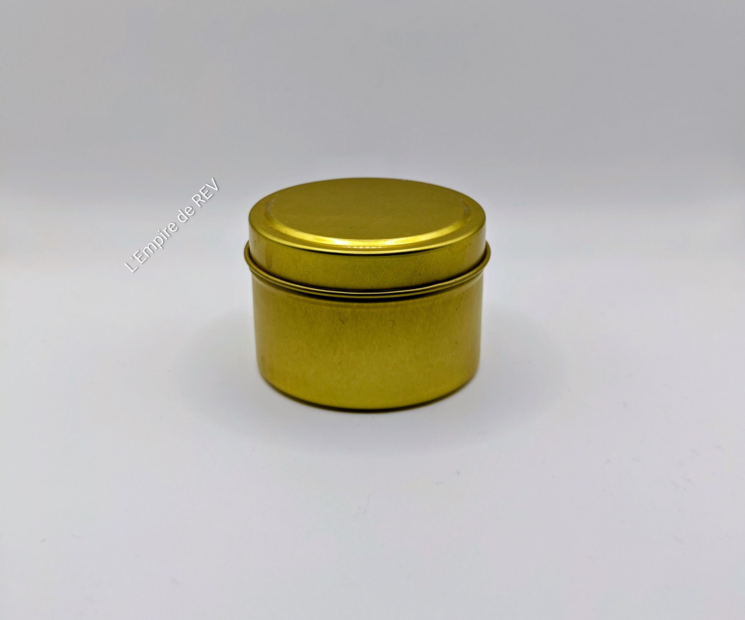 Contenant en métal pour bougie Or,Noir,Blanche,Bronze