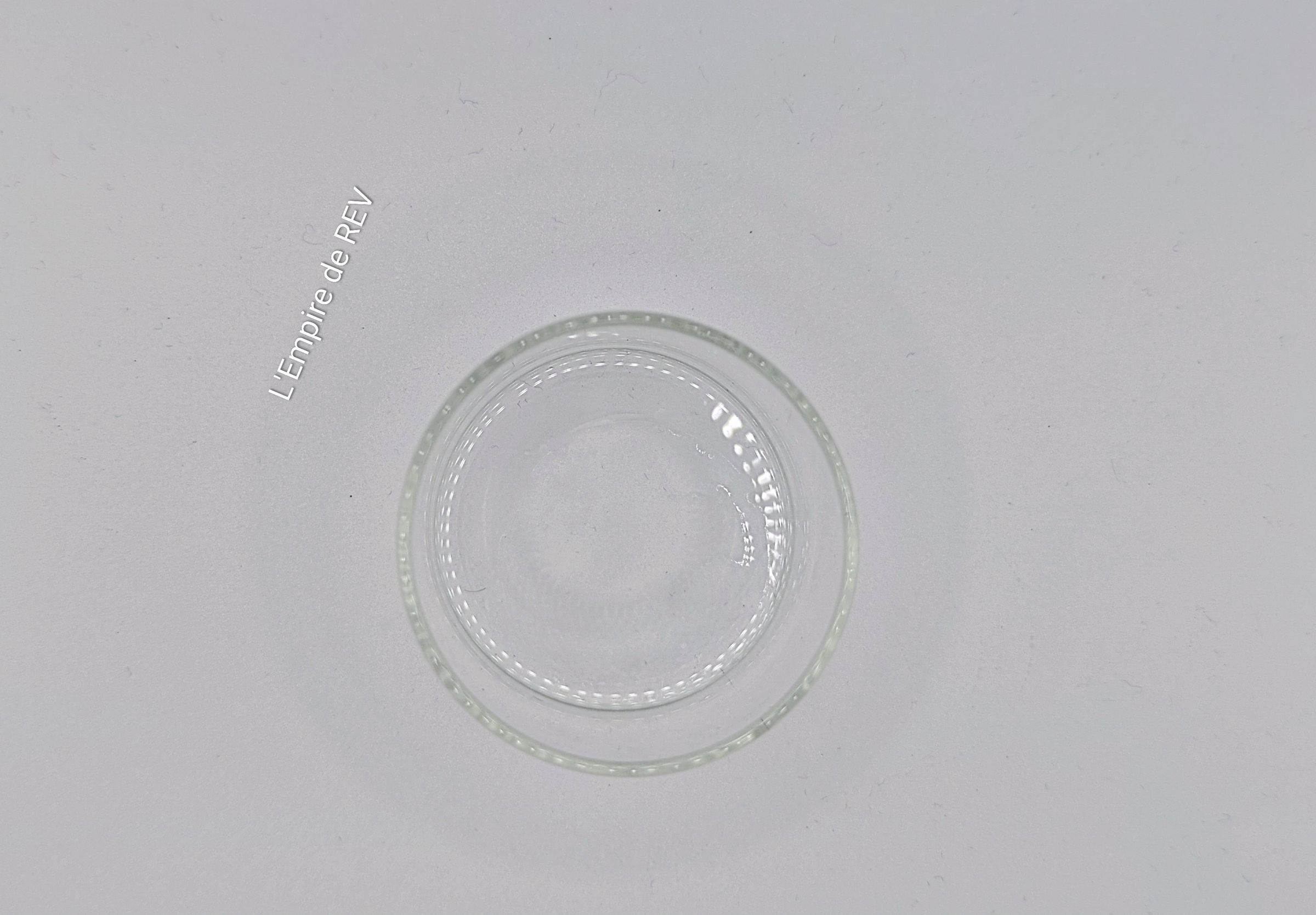 Porte bougie en verre