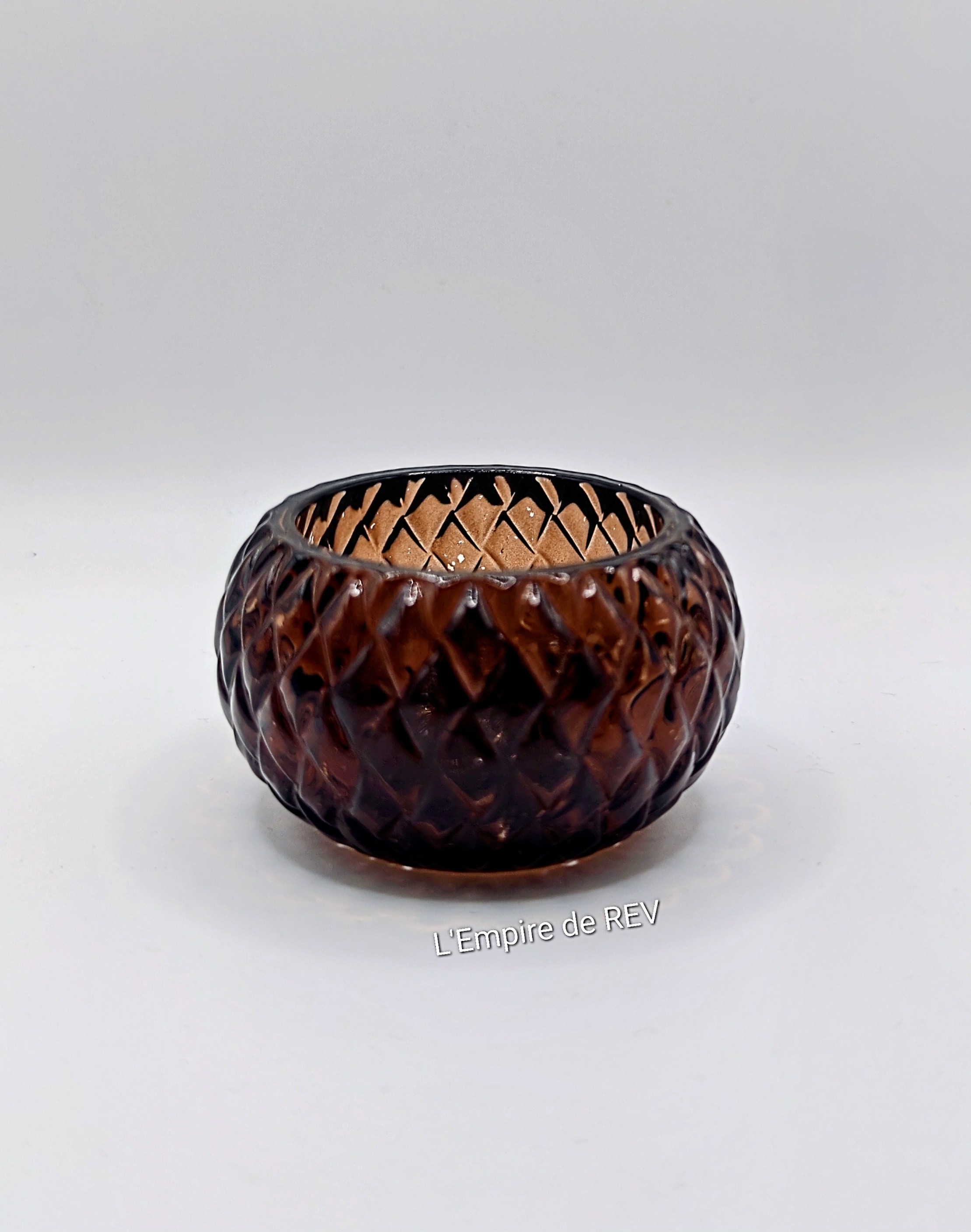 oir transparent marron