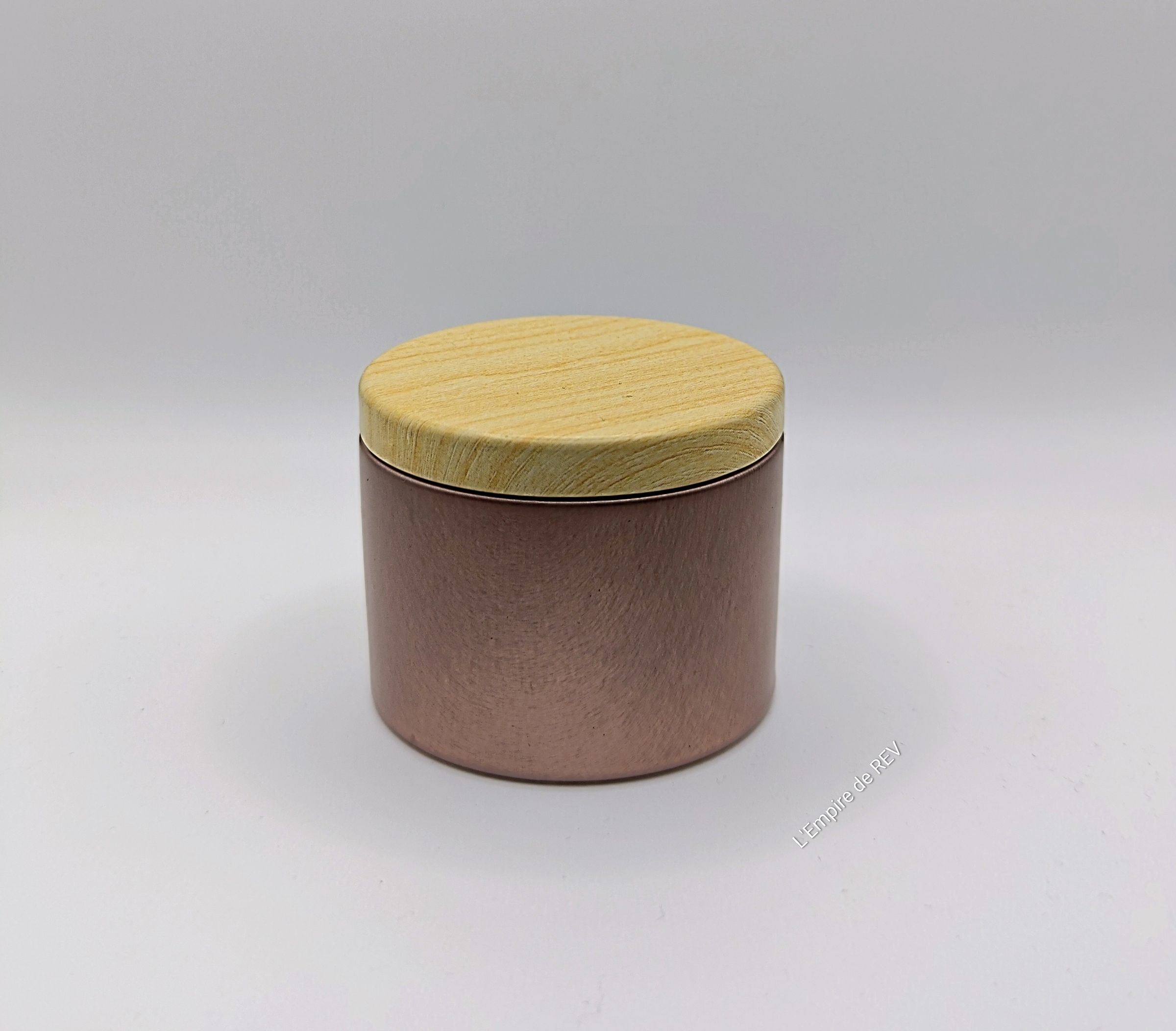 Contenant en métal pour bougie Or,Noir,Blanche,Bronze