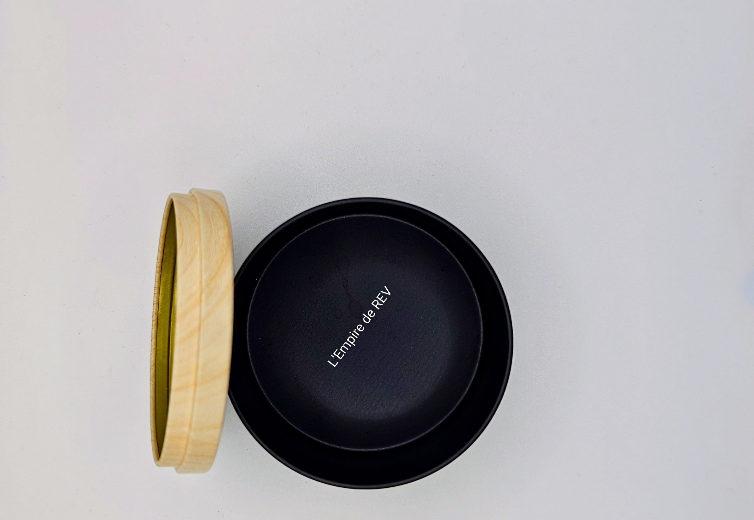 Contenant en métal pour bougie Or,Noir,Blanche,Bronze