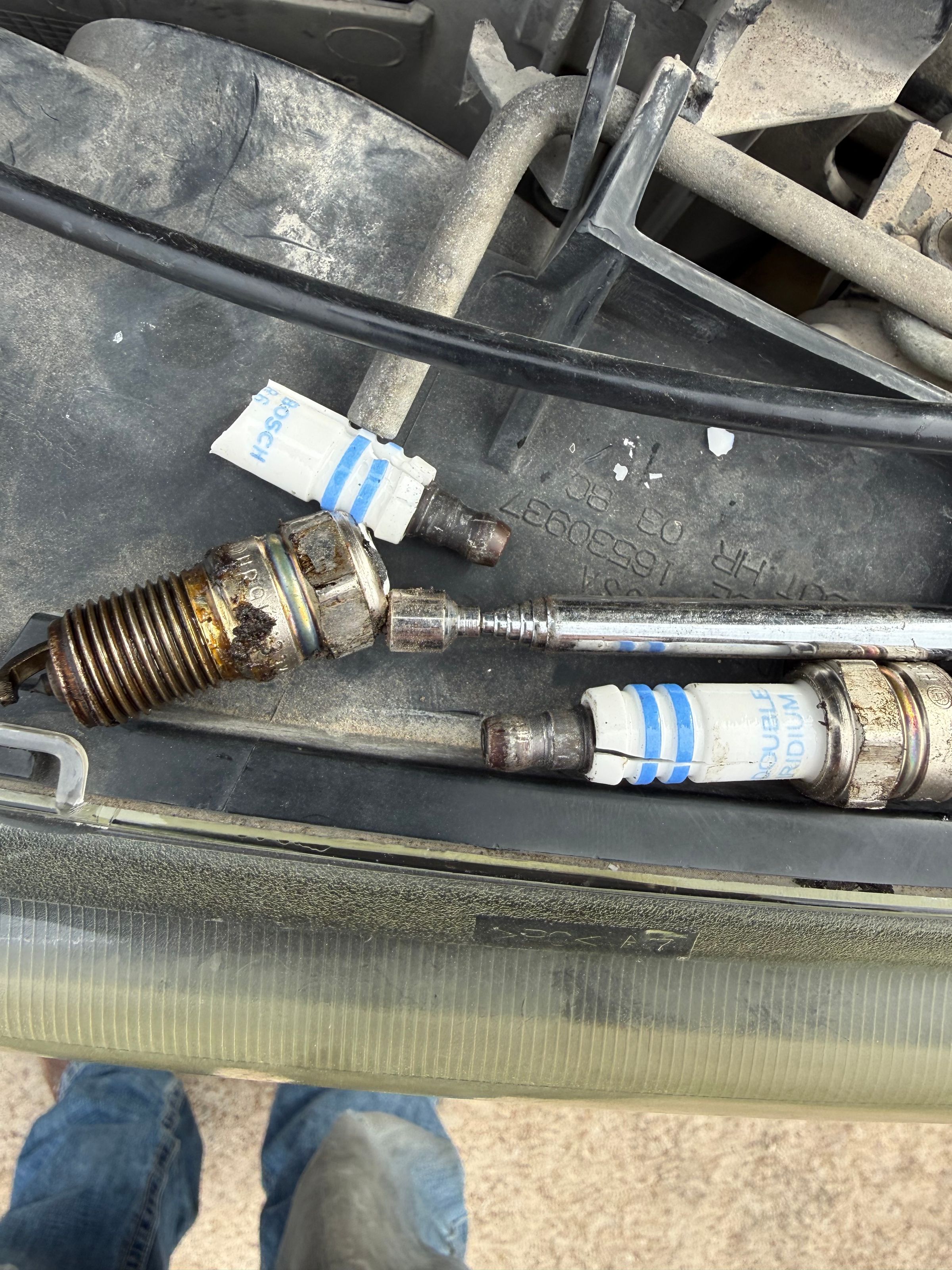 Broken spark plugs