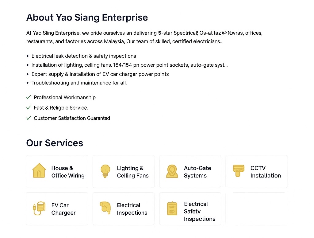 OUR SERVICE