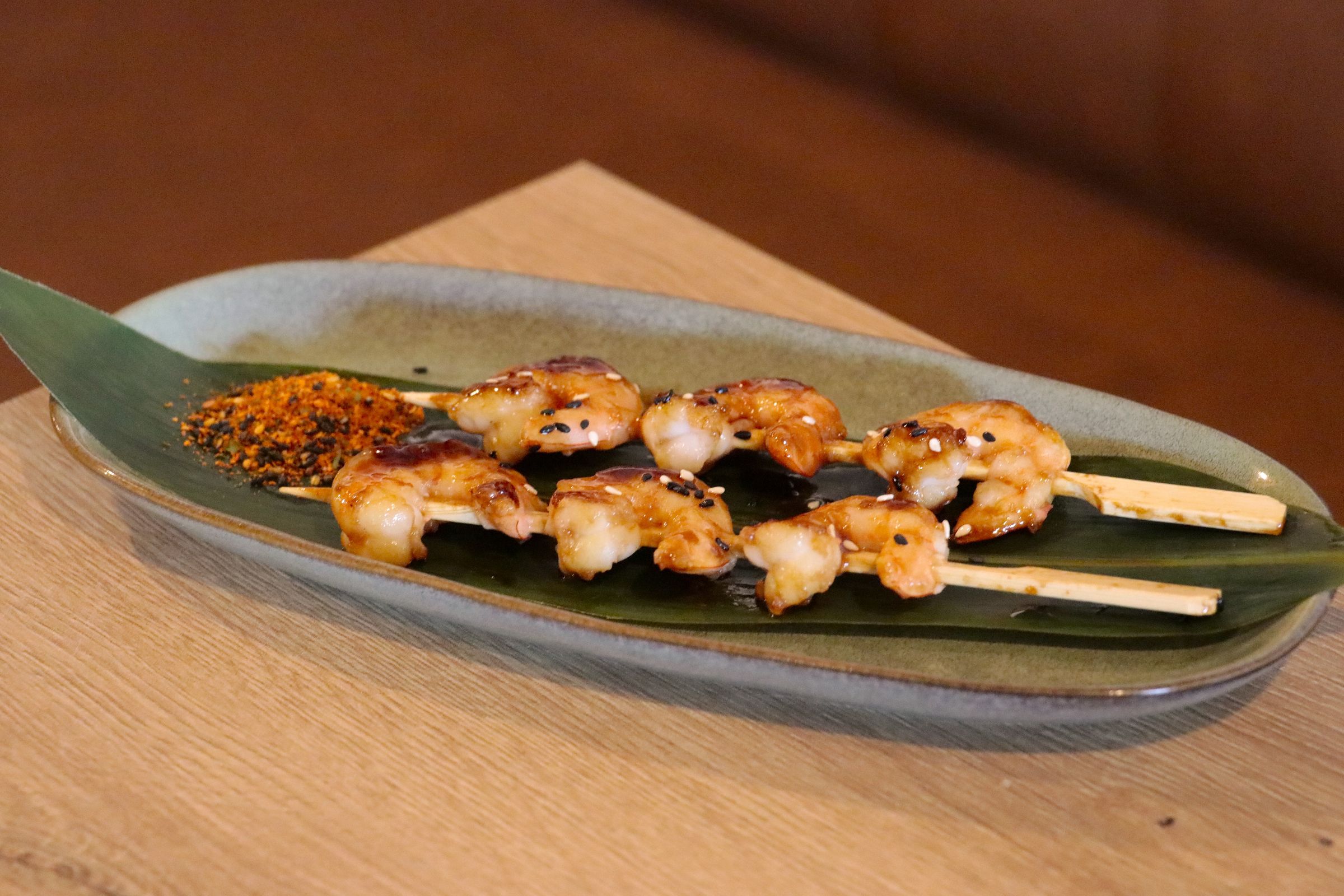 BROCHETAS DE GAMBAS 4.95€