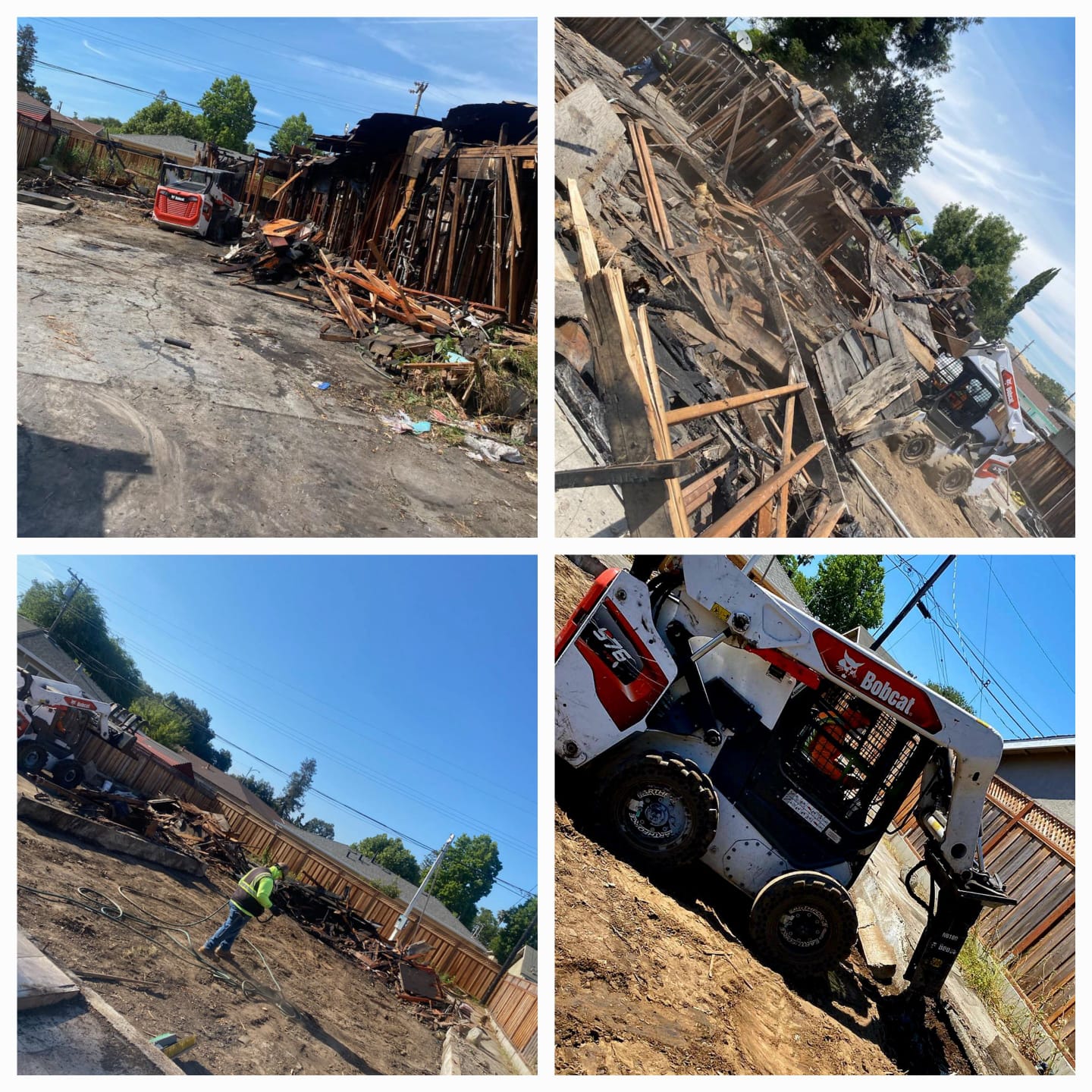 Fire Damaged Home Demolition