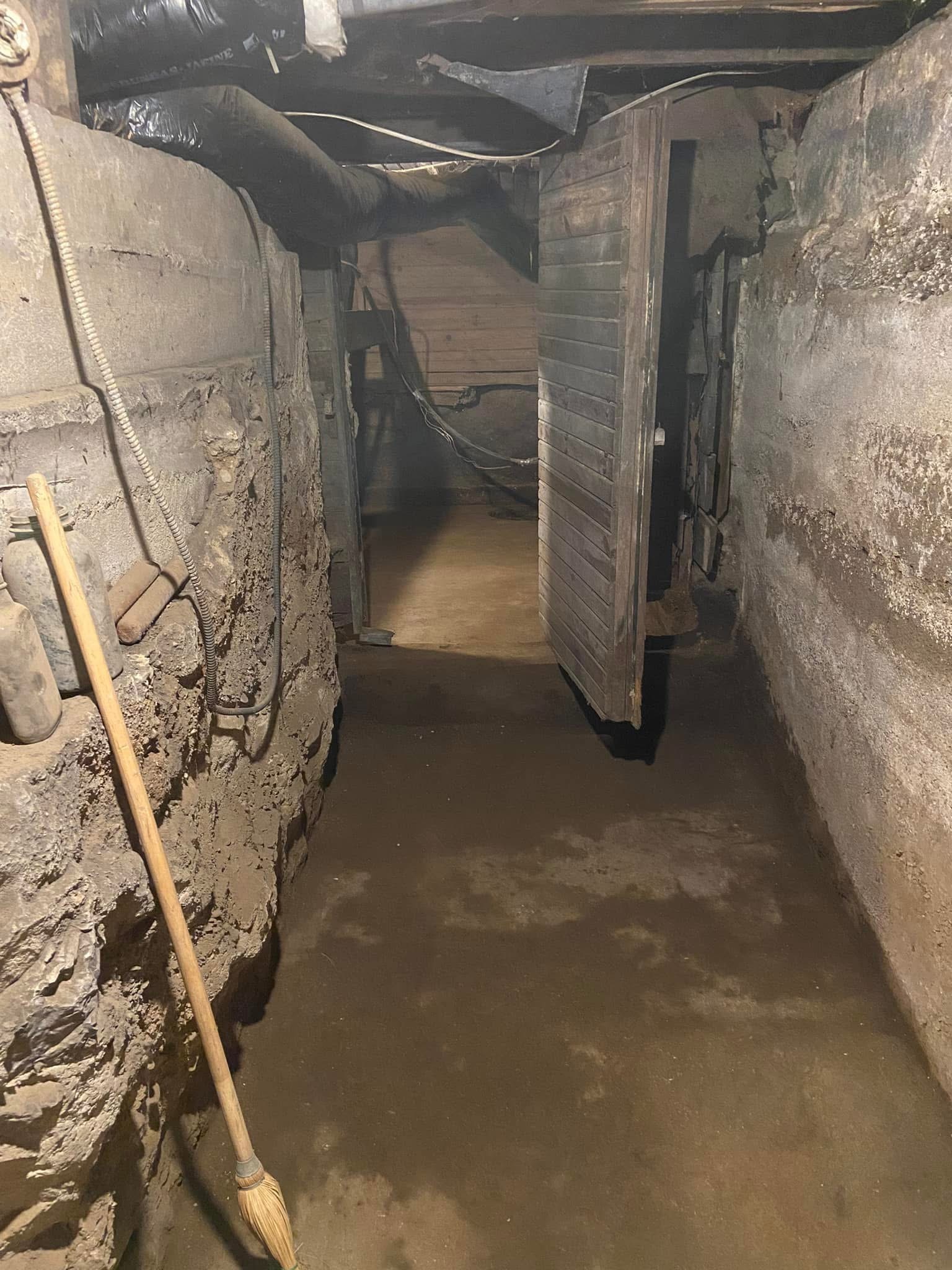 5+ Tons of Dirt removed from Basement