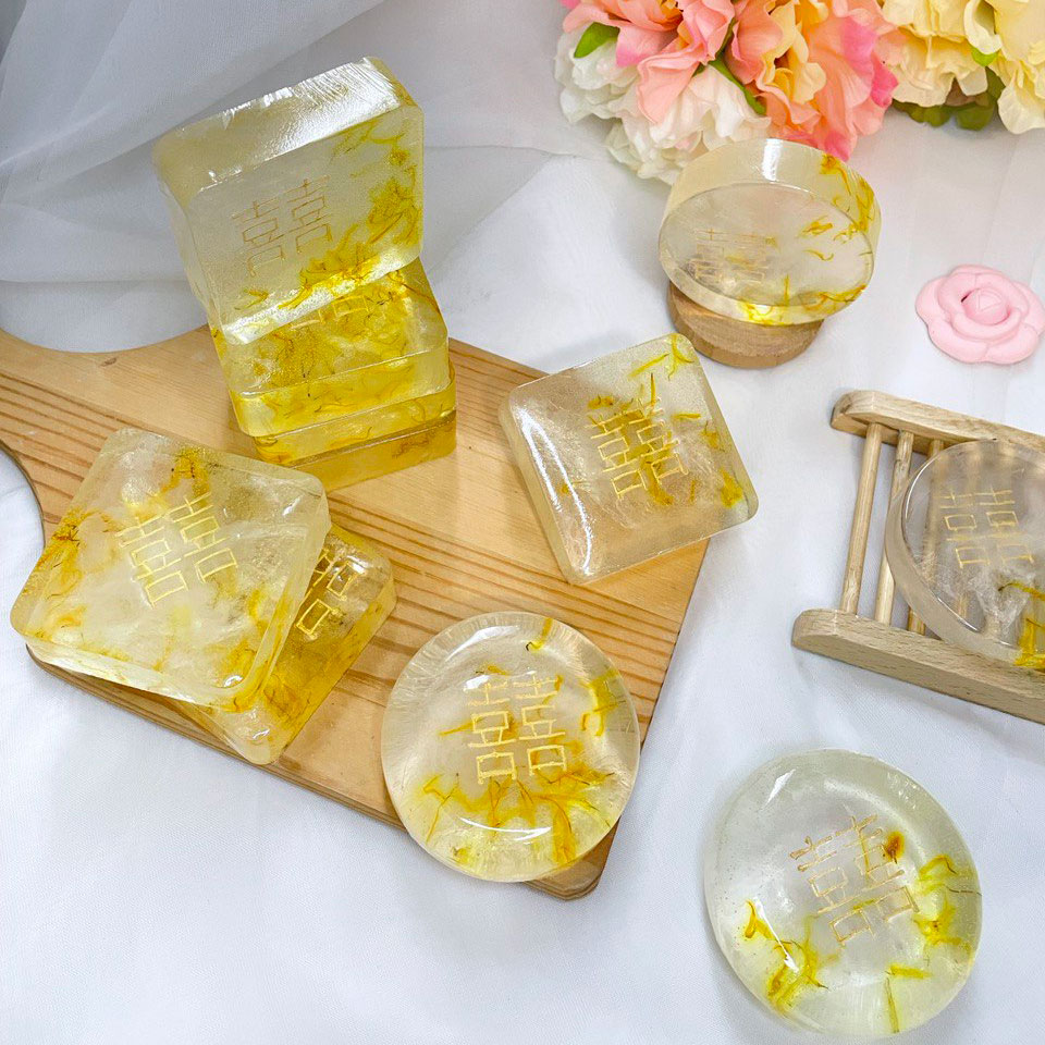 Calendula essential oil handmade soap
