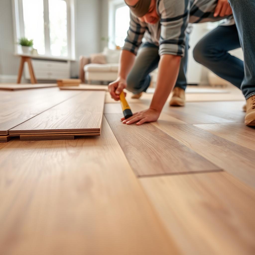 Hardwood/Laminate Flooring: Enhance your interiors with durable, stylish hardwood or laminate flooring that adds warmth and elegance.
