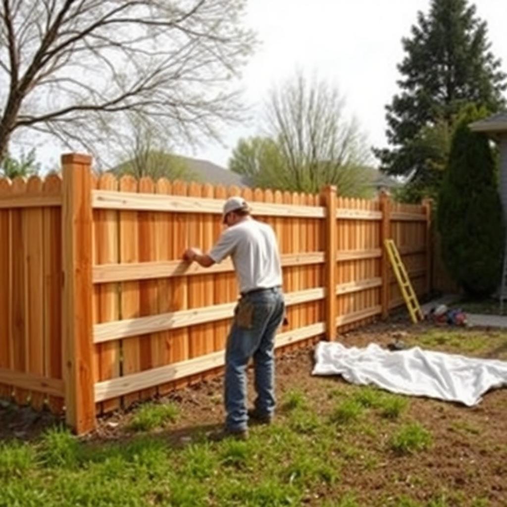 Fences: Enhance your privacy and yard aesthetics with durable and attractive fencing options.