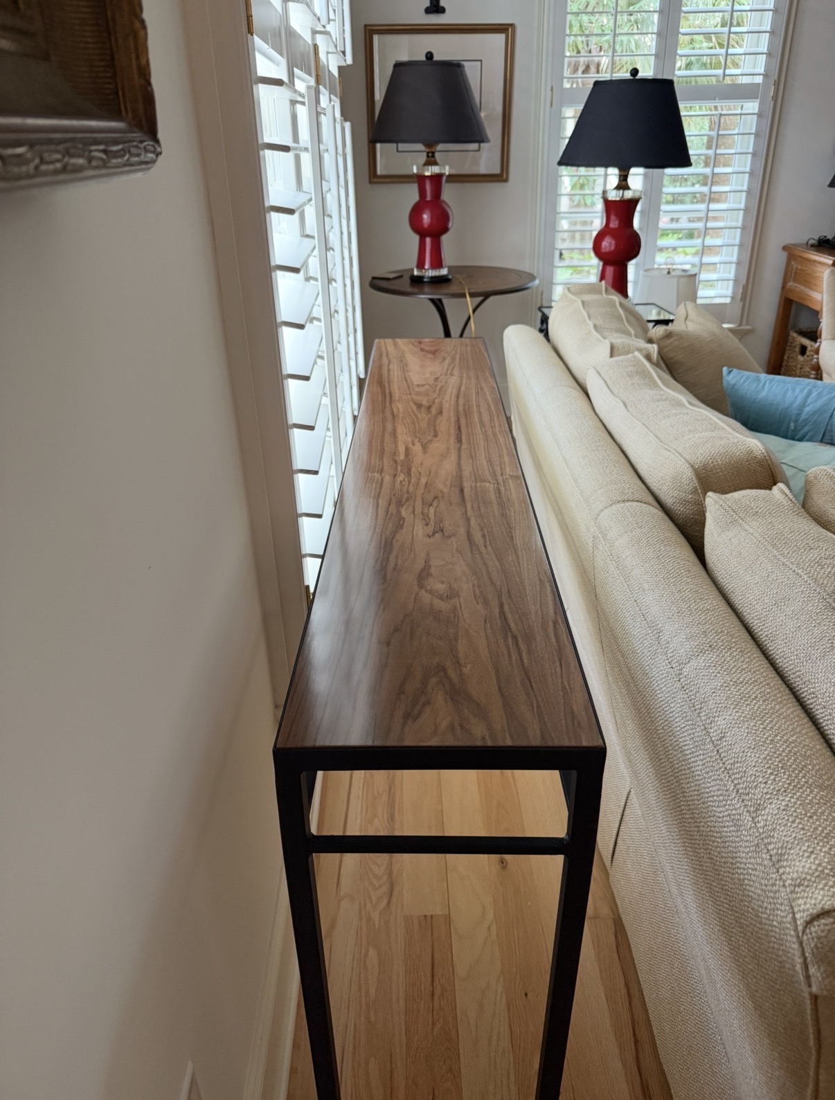 Walnut table for my friend Susan in Old Park