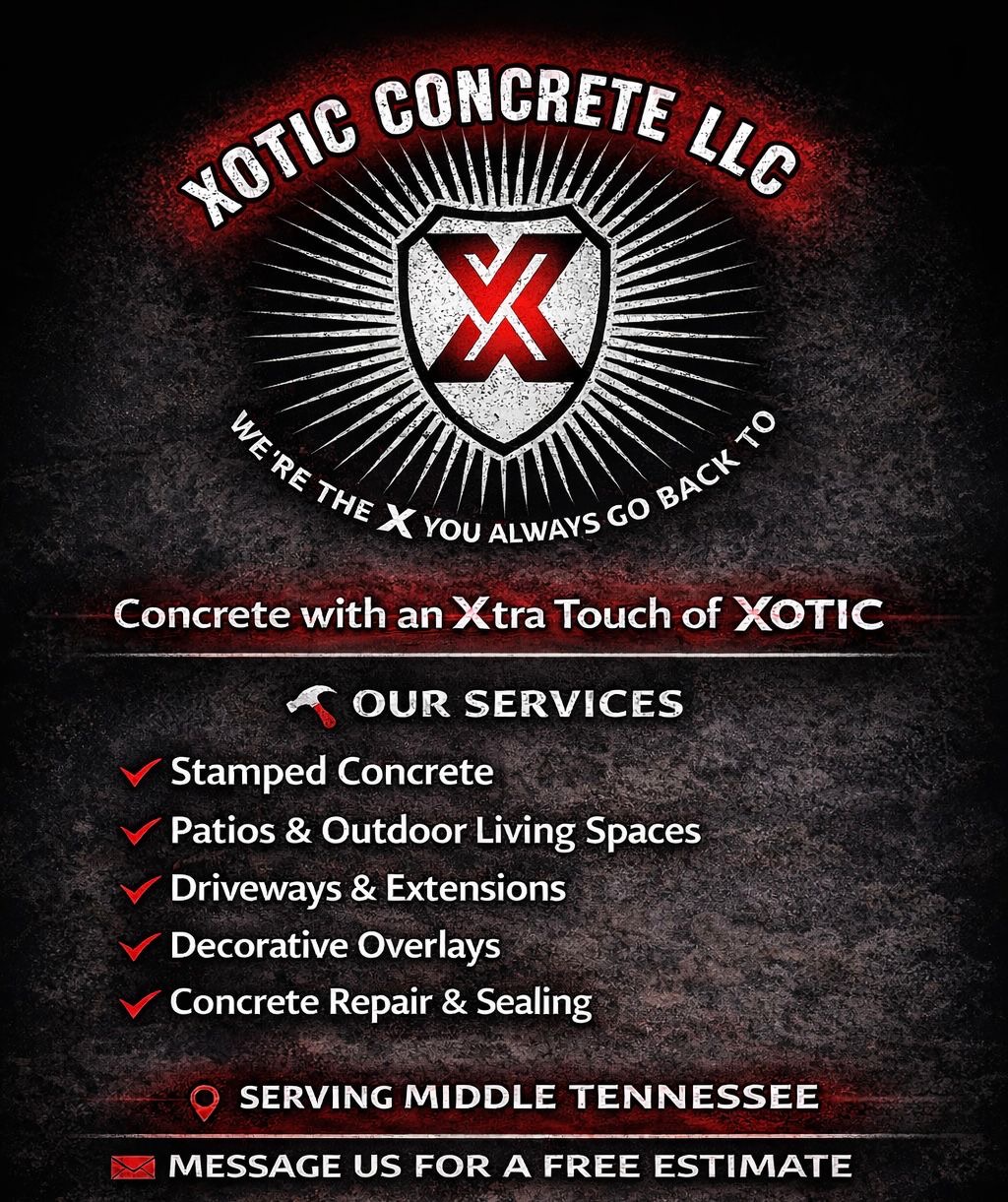 Xotic Concrete | Stamped & Regular Concrete Services 's image