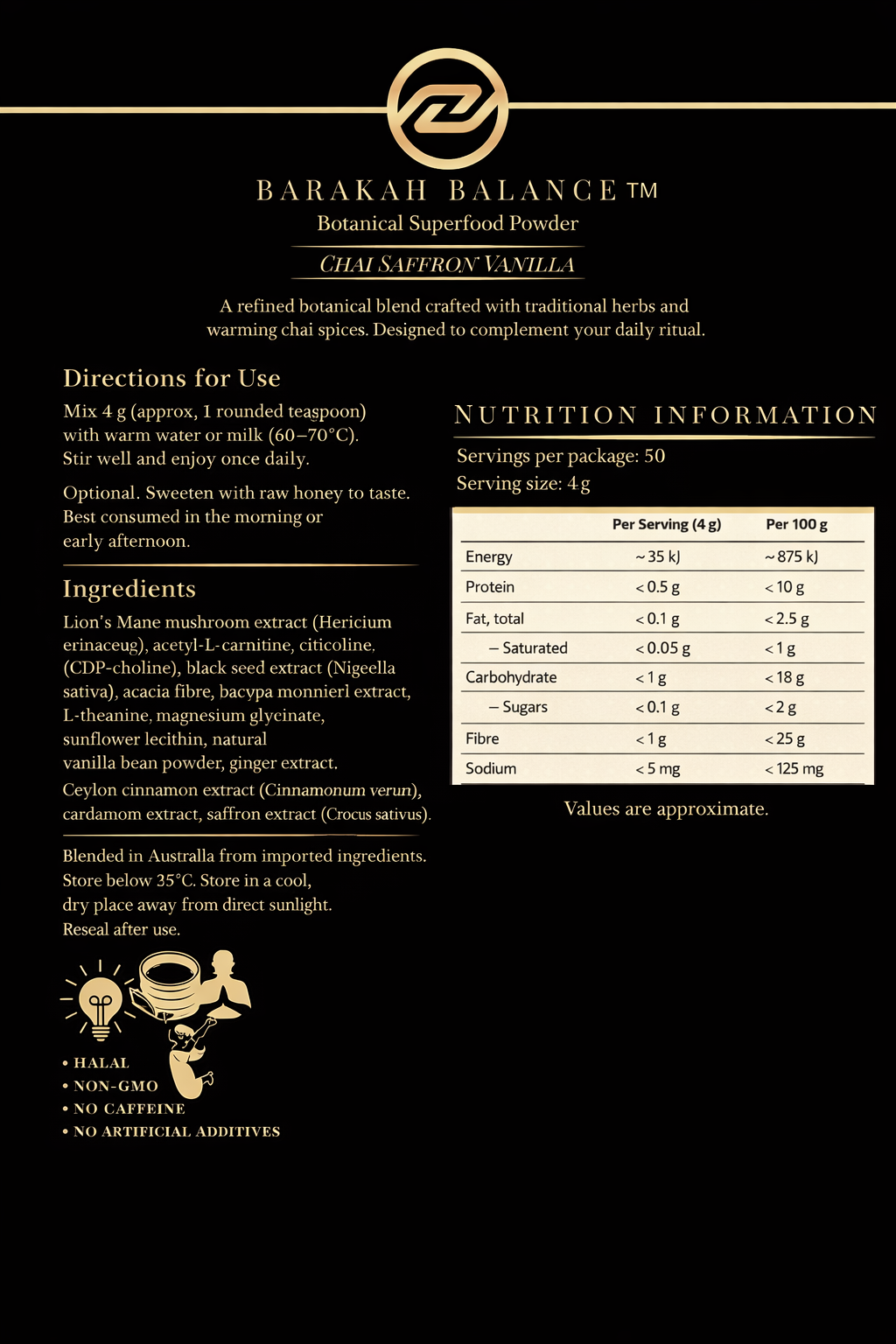 Barakah Labs® | Premium Botanical  Superfood's image