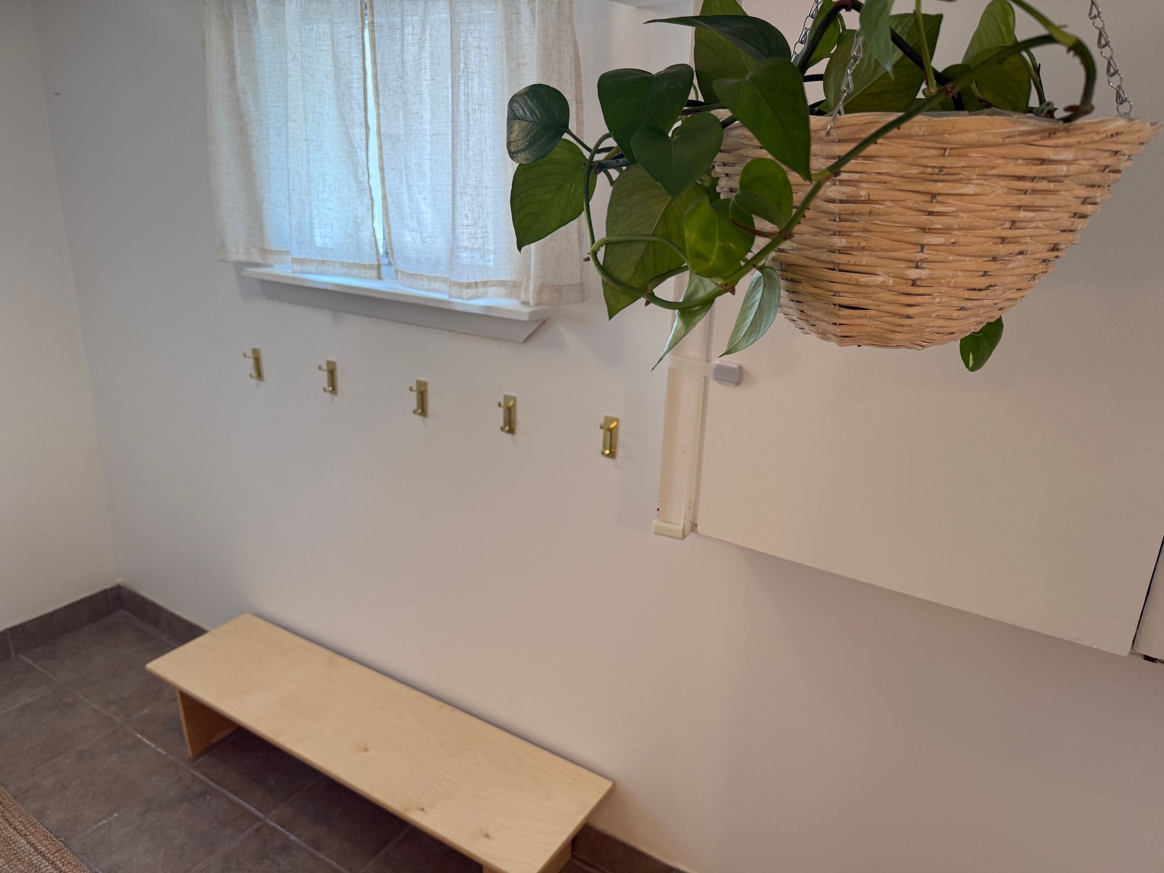 Private and Secured Preschool Entrance - Cubby Area