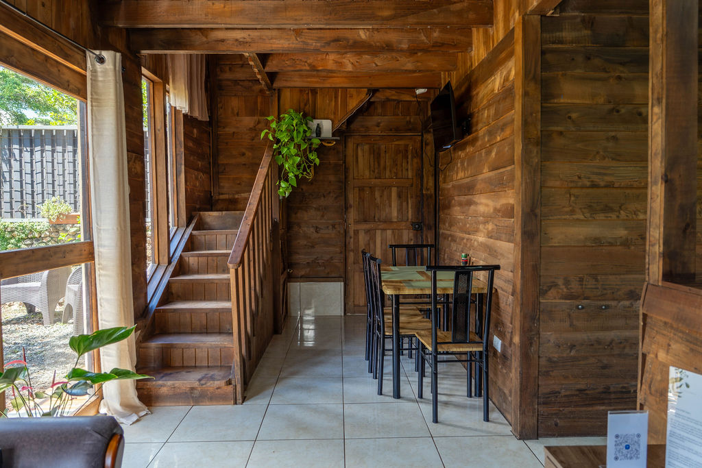 Stairs leading to second floor