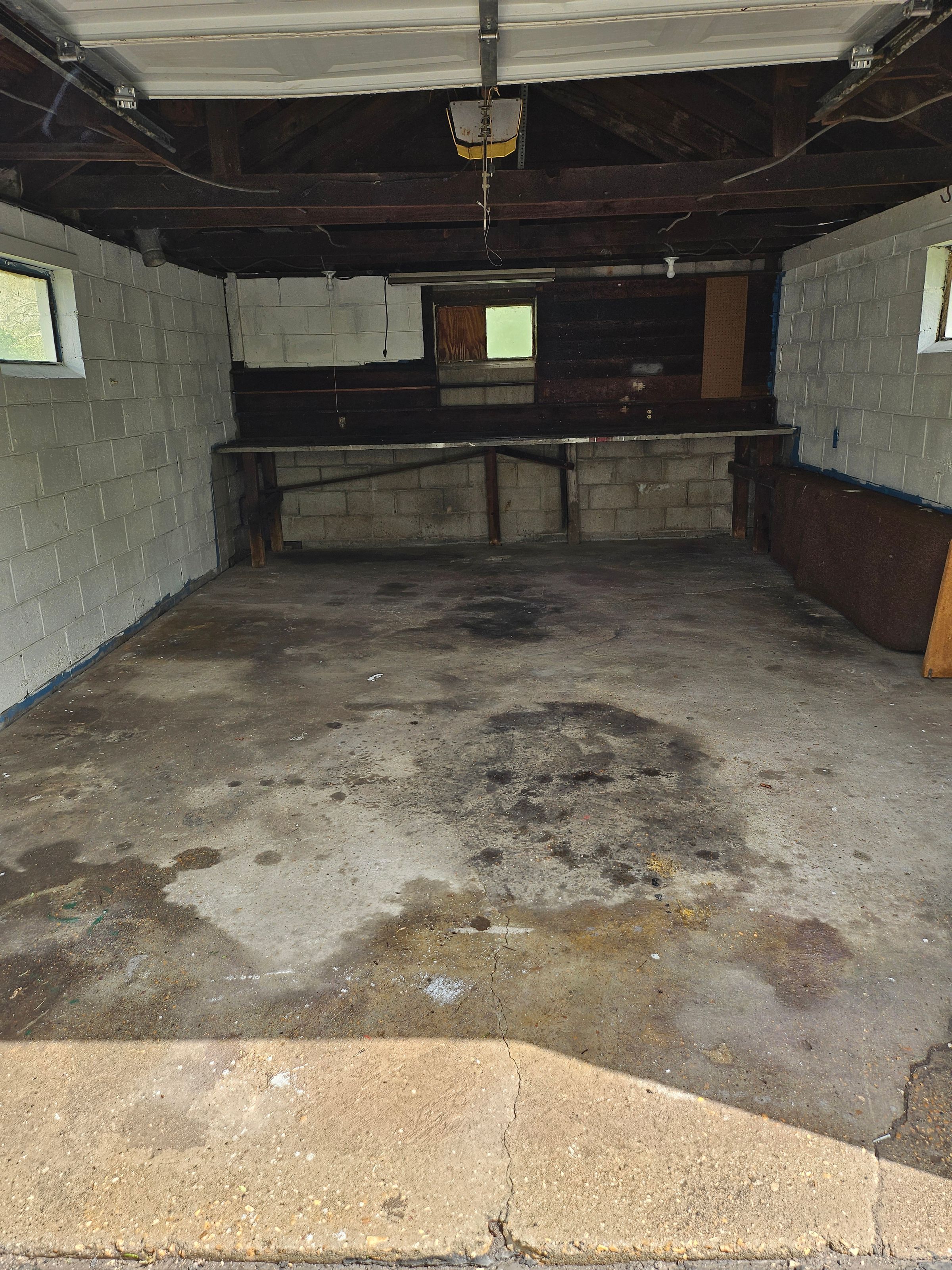 Inside Garage