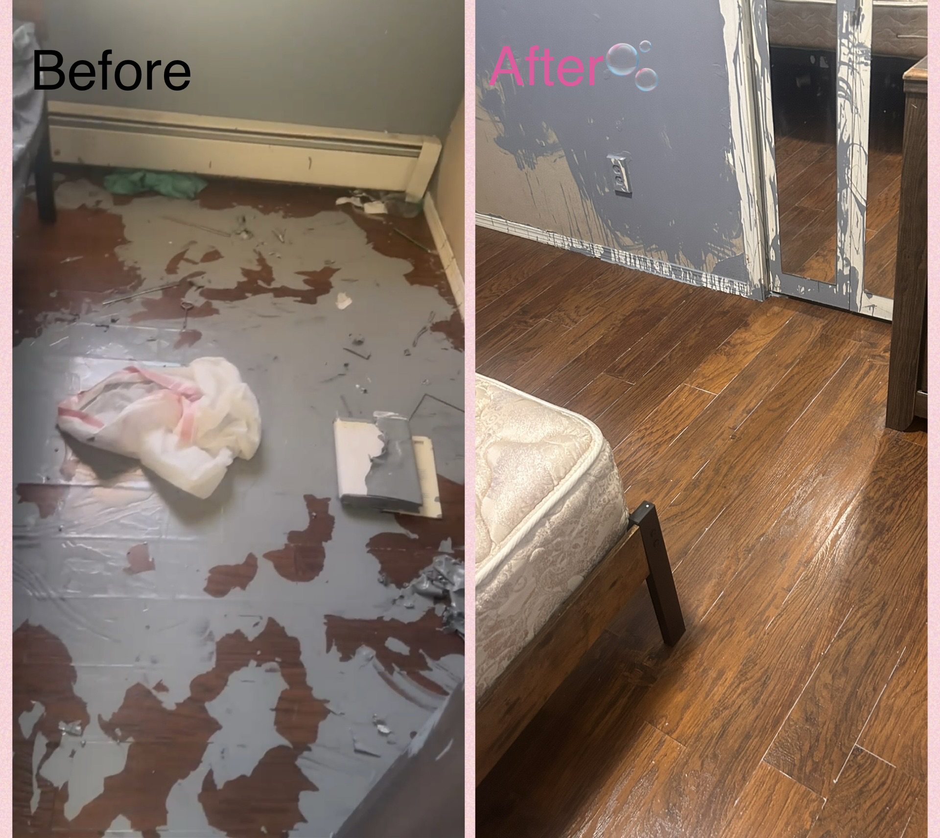 Paint Off Floor 