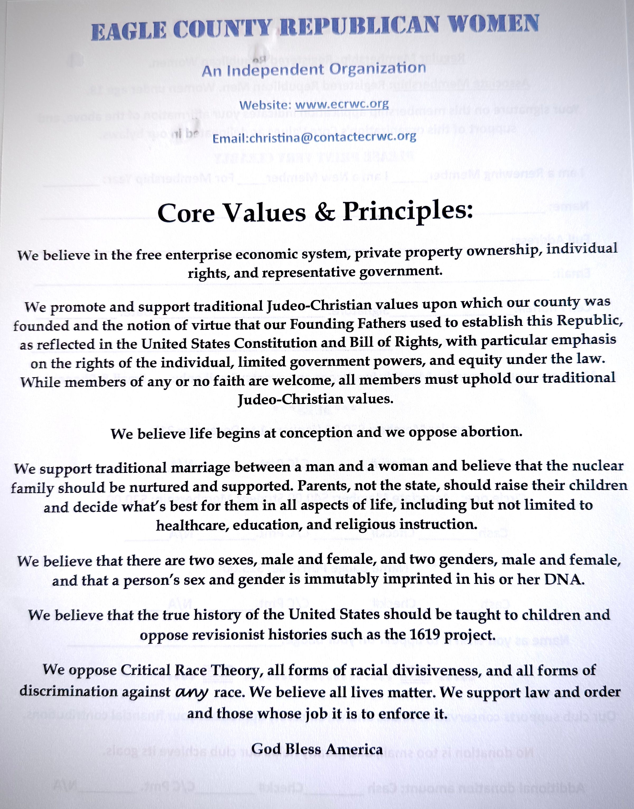 Eagle County Republican Women's image