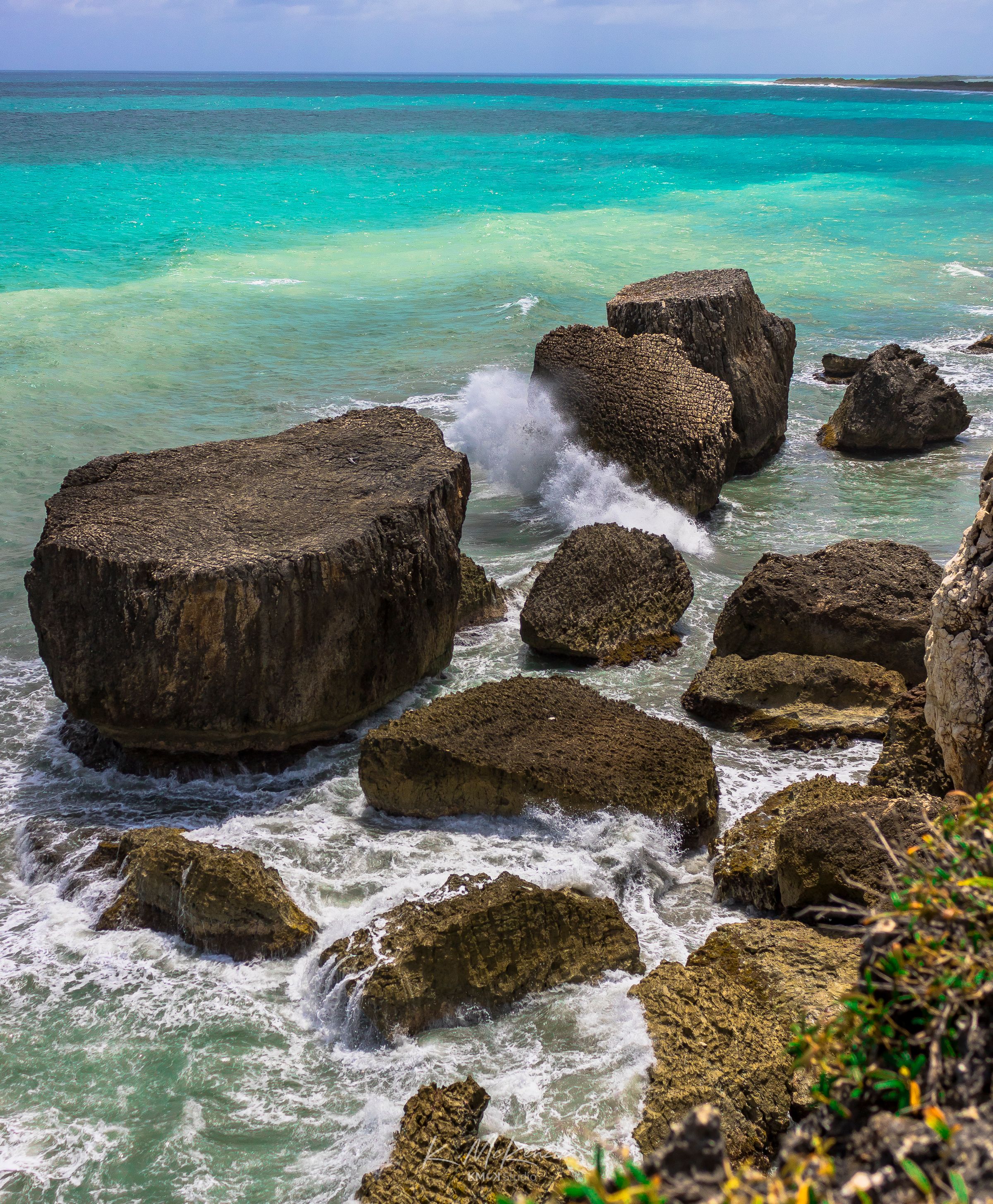 Rock formations in St Thomas